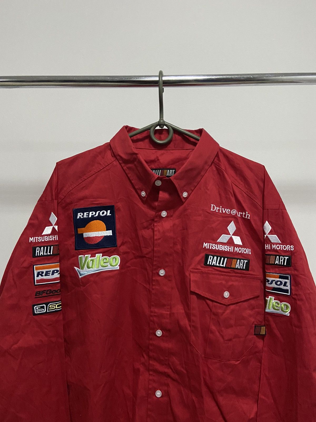 Vintage Mitsubishi repsol big logo racing buttons shirts vintage Size US XXL / EU 58 / 5 - 3 Thumbnail