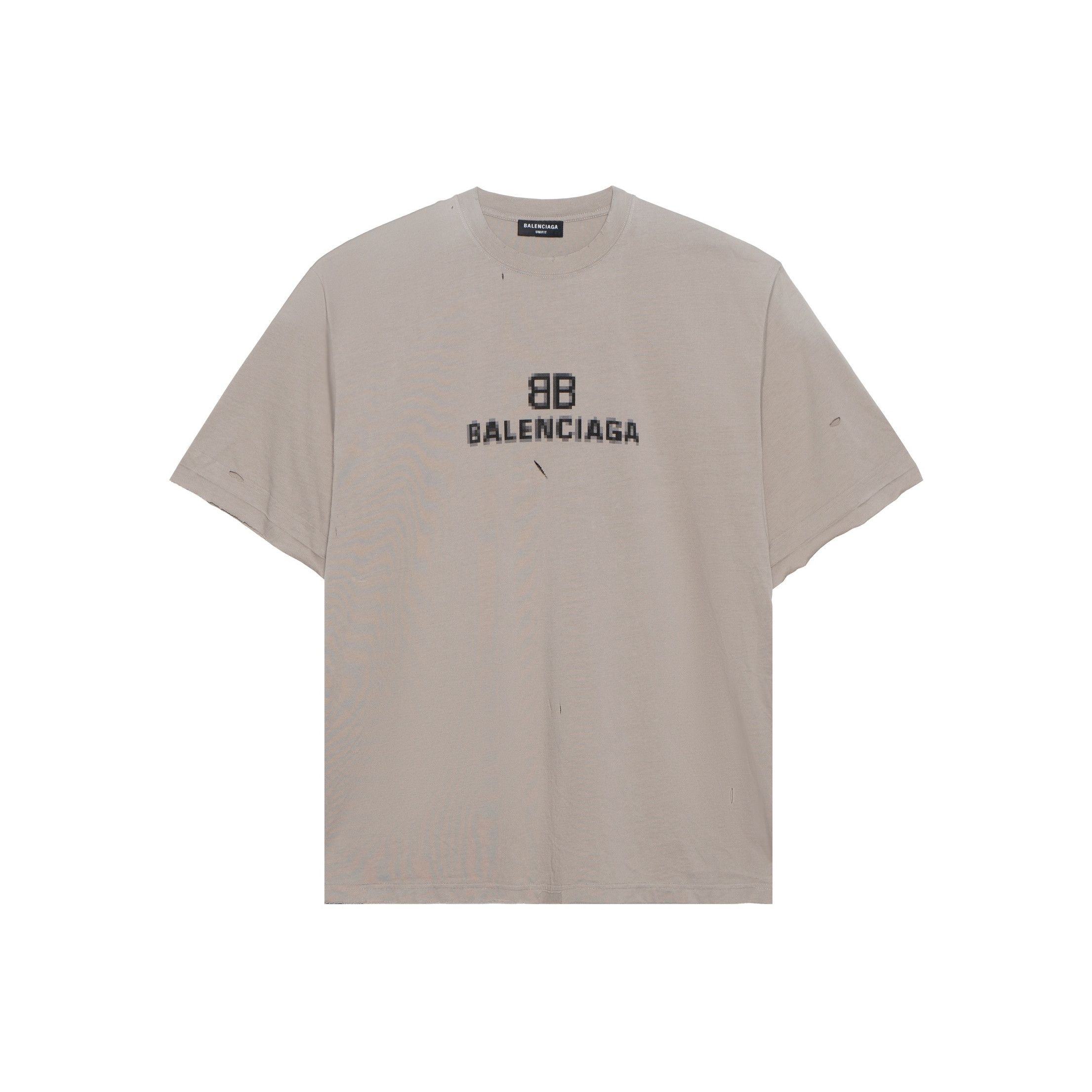 Balenciaga Balenciaga Pixelated BB Logo T-Shirt Size S Size US S / EU 44-46 / 1 - 1 Thumbnail
