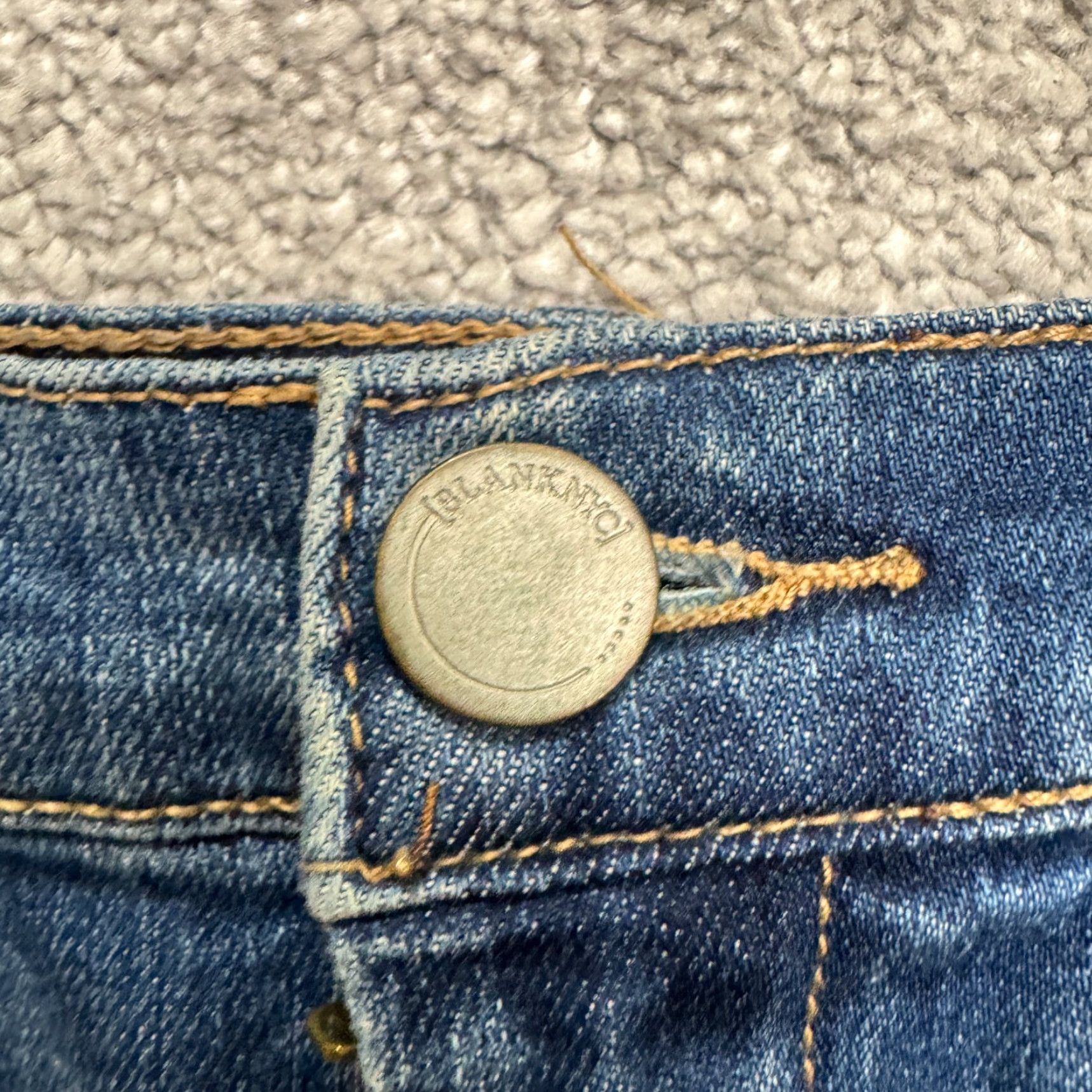 Vintage BLANKNYC The Reade Crop Skinny Denim Jeans Womens 30 Blue Medium Wash Stretch Size 30" / US 8 / IT 44 - 6 Thumbnail