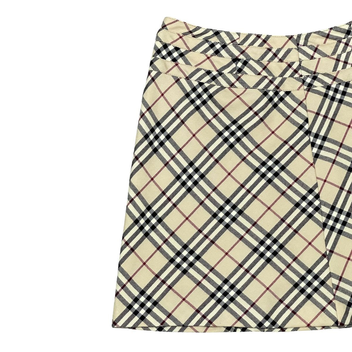 Burberry Vintage Burberry Blue Label Nova Check Wool Pleated Skirt Size 25" / US 0 / IT 36 - 10 Thumbnail