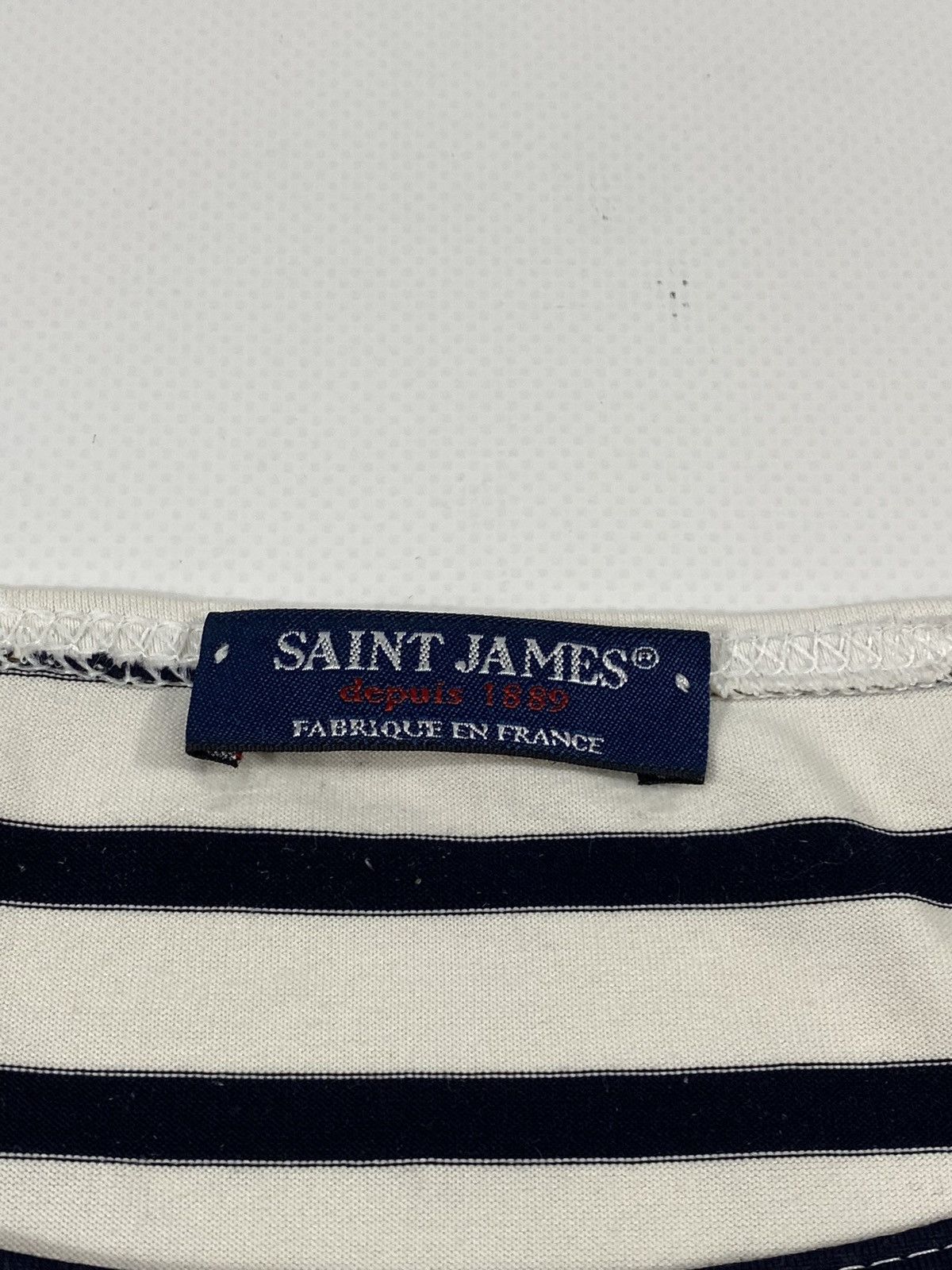 Saint James Vintage 90s Saint James France Striped Asap Rocky Style Tee Size L / US 10 / IT 46 - 4 Thumbnail