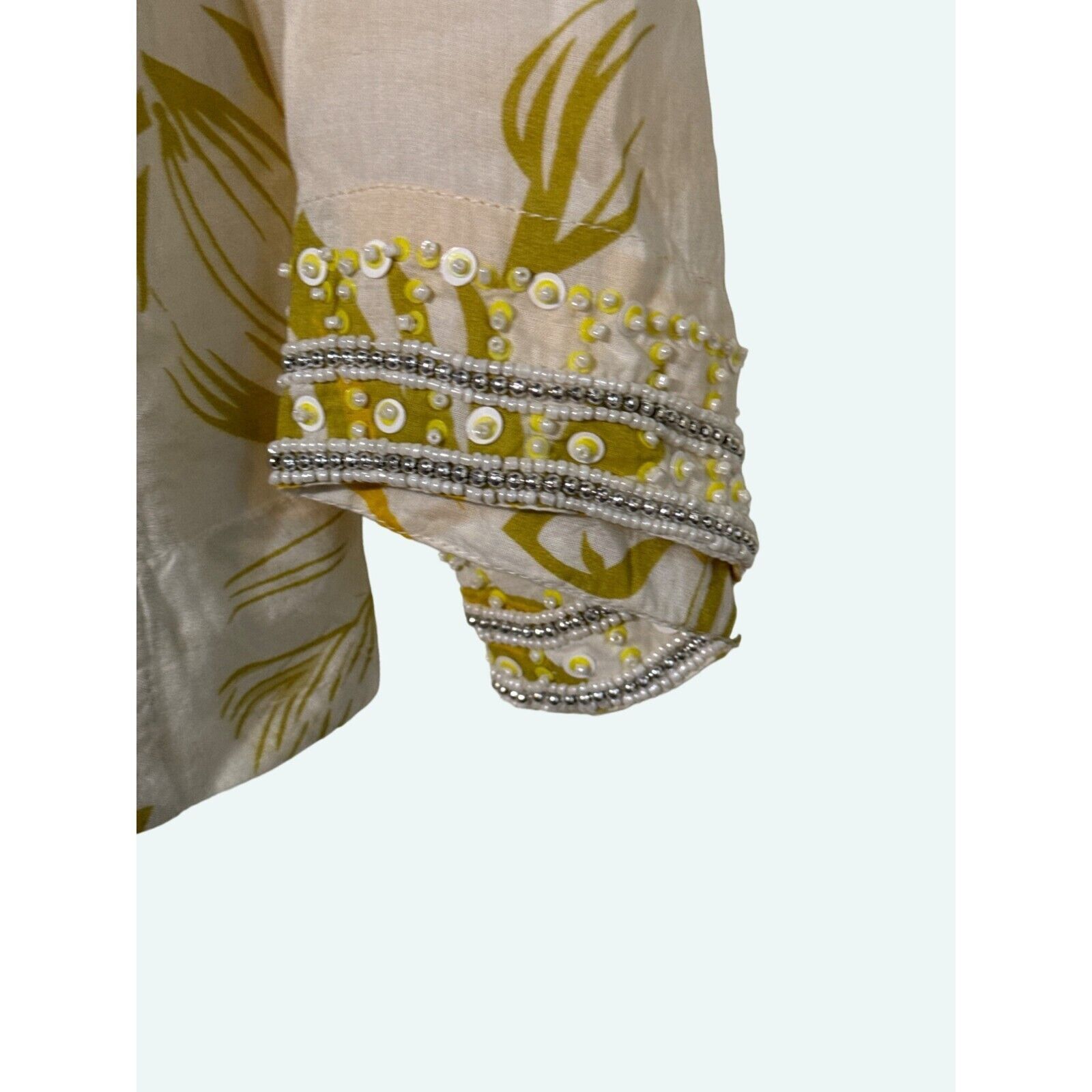 Other Soft Surroundings Shirt floral Yellow/Green/Cream Large Size S / US 4 / IT 40 - 5 Thumbnail