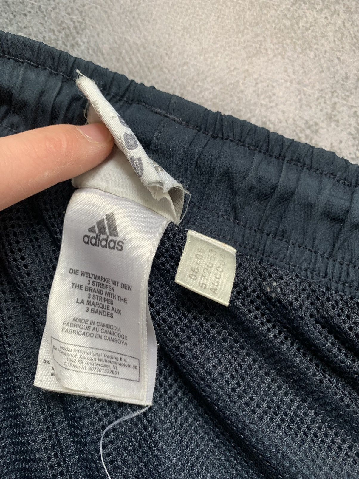 Adidas × Vintage 🔷Vintage Adidas Track Pants Nylon Drill Y2K Style🔷 Size US 34 / EU 50 - 7 Thumbnail