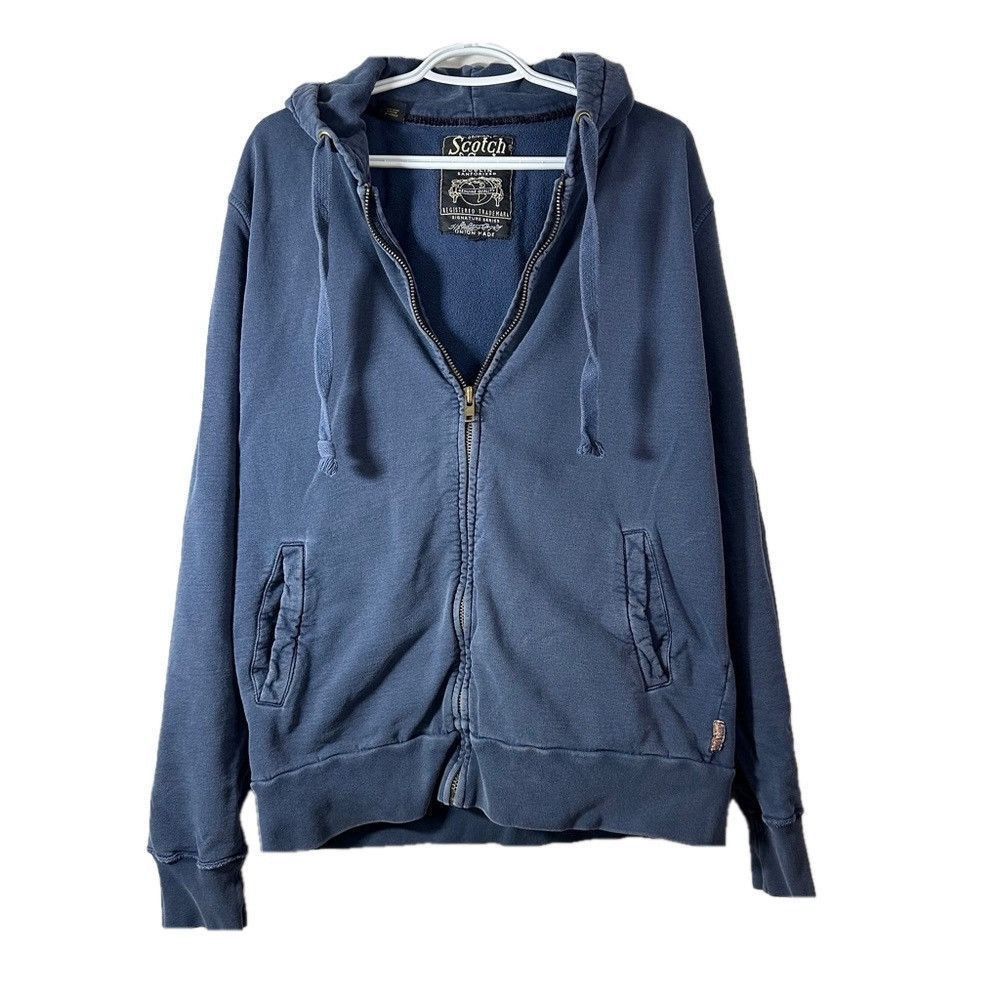 Scotch & Soda Vtg Scotch & Soda Heritage Signature Full Zip Hoodie XL Size US XL / EU 56 / 4 - 1 Thumbnail