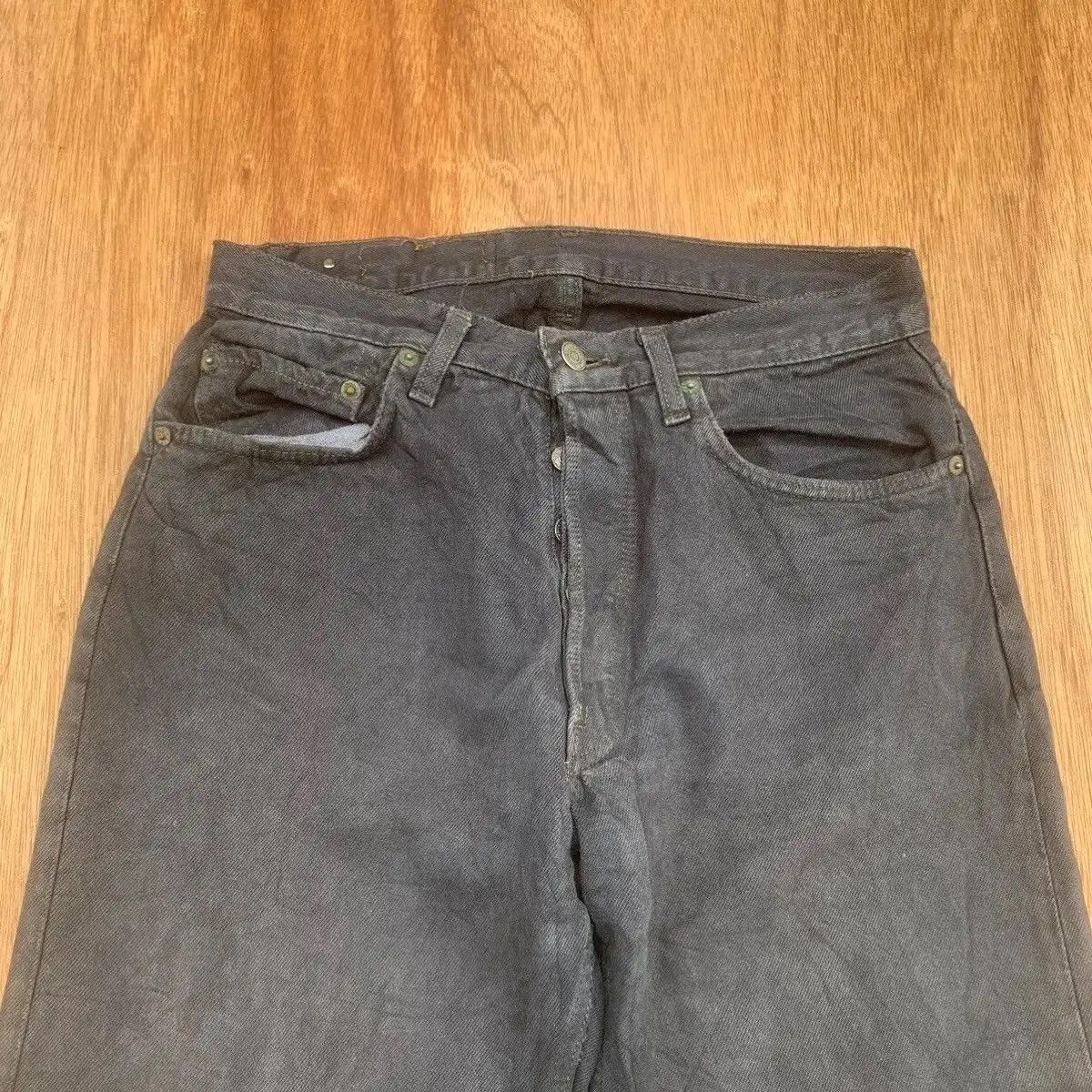 Levi's 🔥 1980’s VINTAGE LEVI’S JEANS SUPER BLACK LEVIS DENIM PANTS Size US 28 / EU 44 - 2 Thumbnail