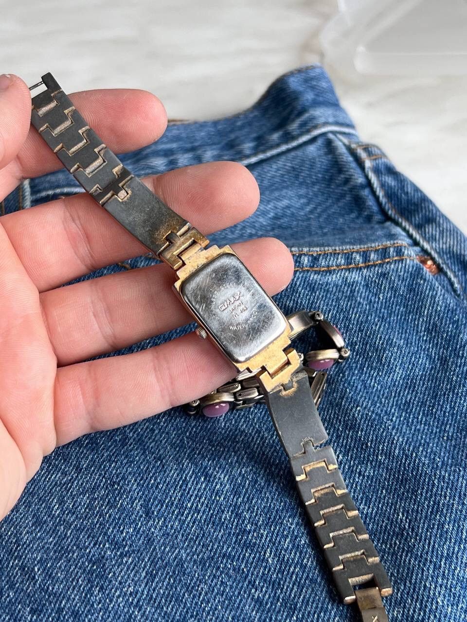 Japanese Brand × Vintage Vintage Japanese style futuristic Geometric Glass Watch Size ONE SIZE - 8 Thumbnail