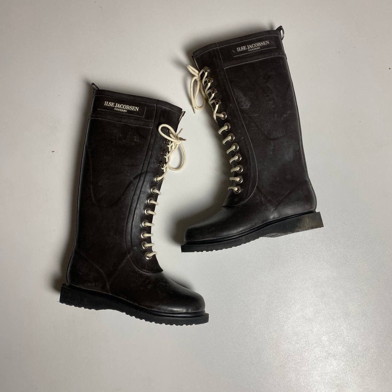 image of Ilse Jacobsen Rubber Women's Boot Size:34 in Brown