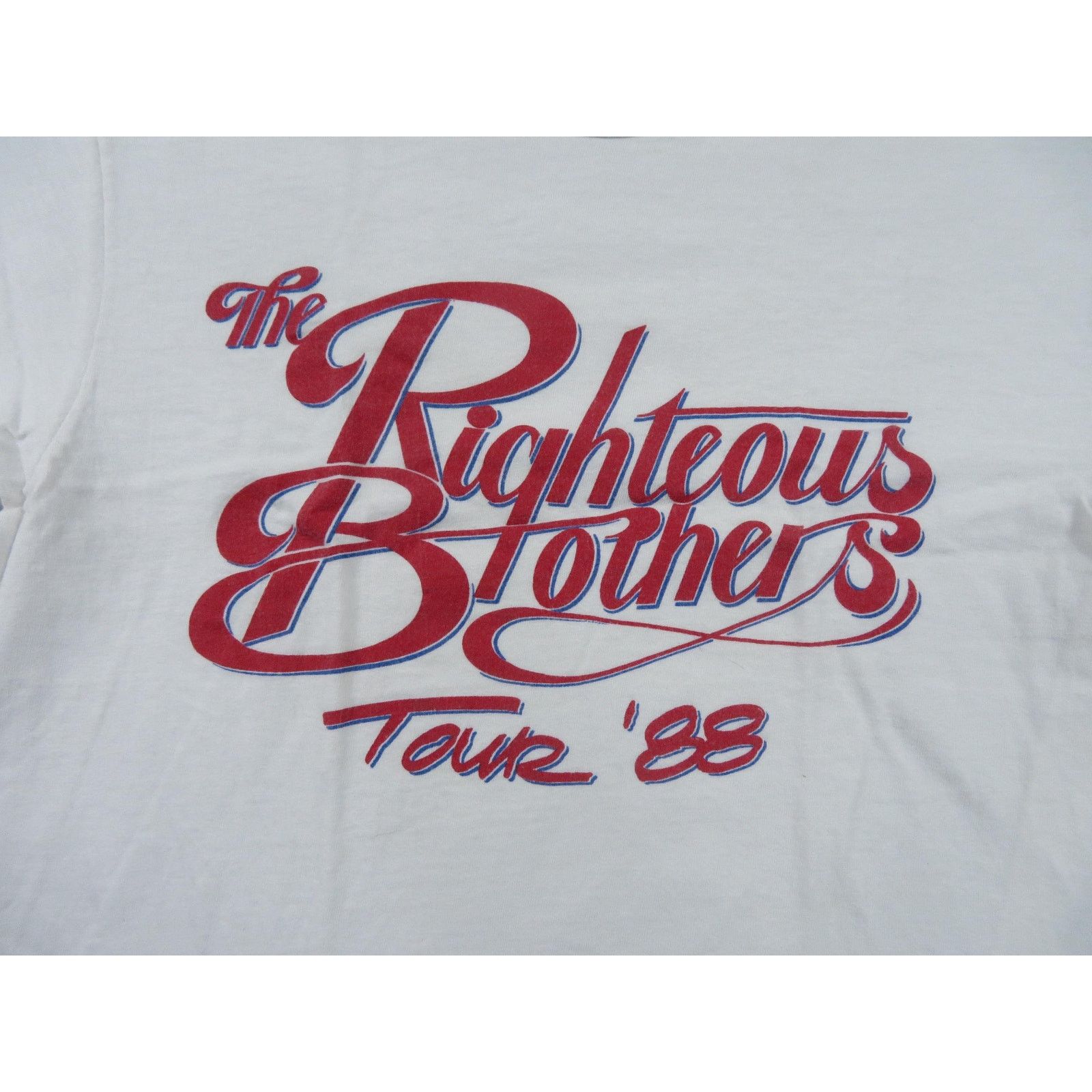 Hanes The Righteous Brothers 1988 White T-shirt Sz M Size US M / EU 48-50 / 2 - 2 Thumbnail