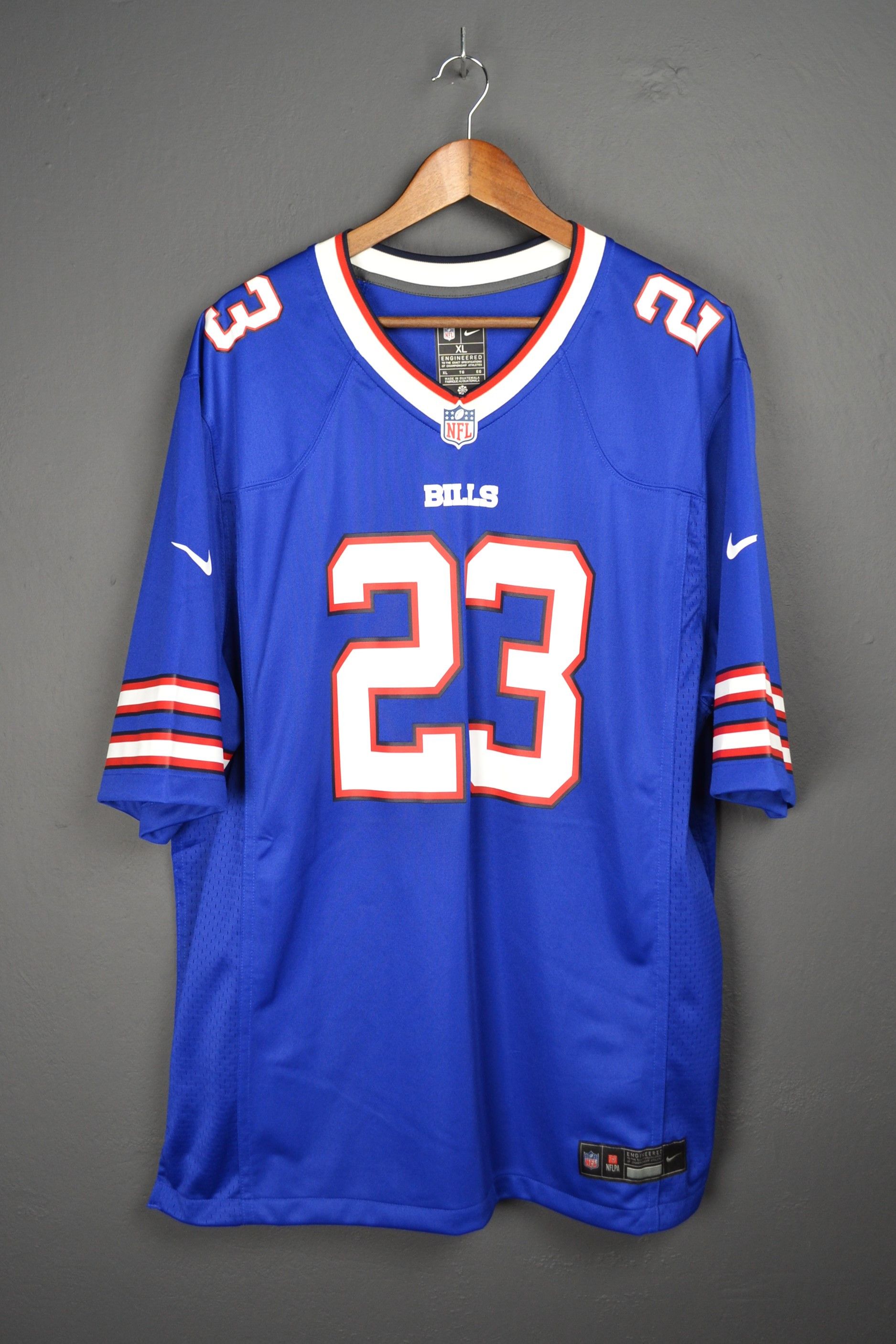 Nike Nike Micah Hyde Royal Buffalo Bills Game Player Jersey XL Size US XL / EU 56 / 4 - 2 Thumbnail