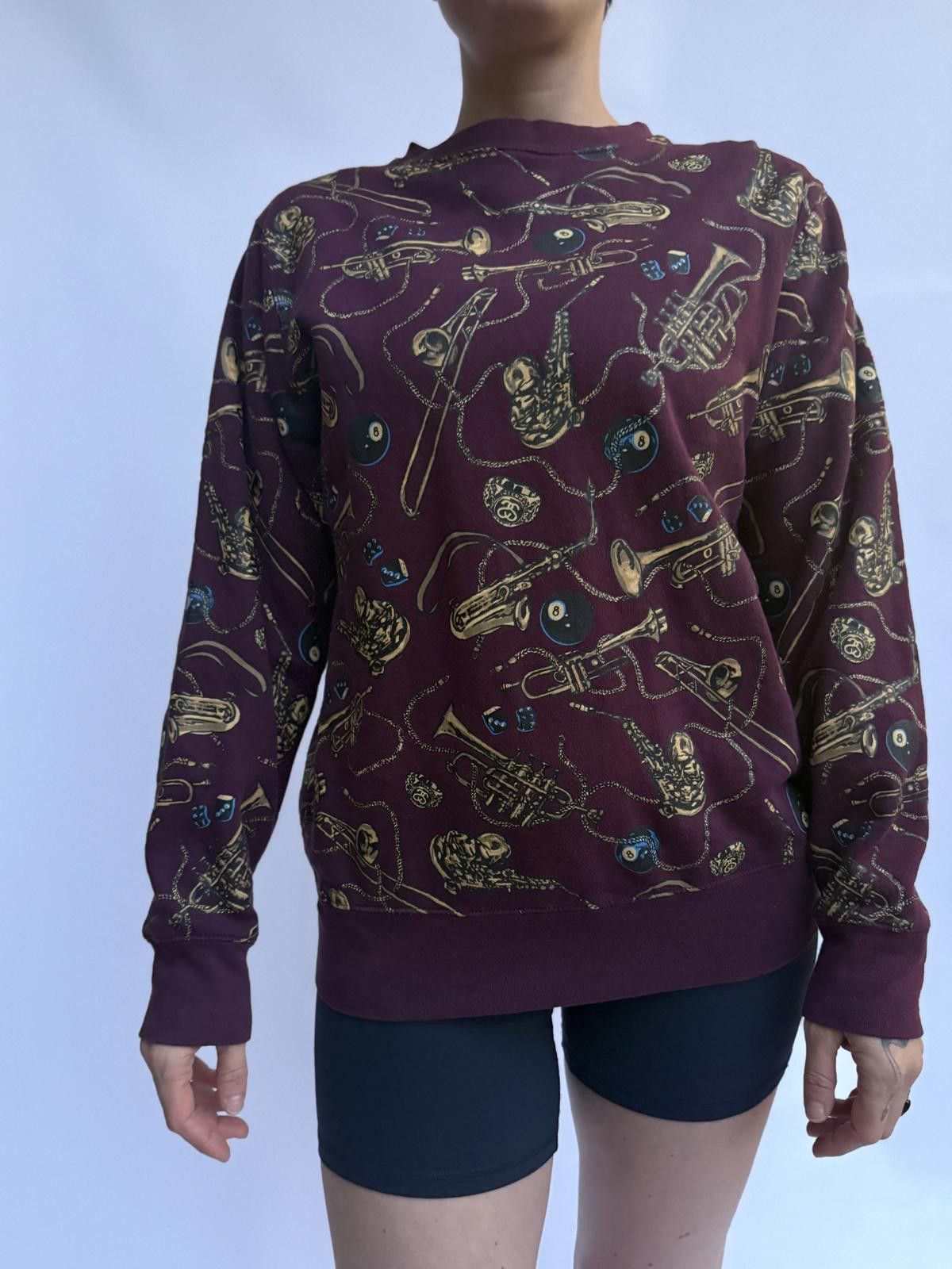 Stussy STUSSY Crewneck Sweatshirt Full Print Stussy Size US M / EU 48-50 / 2 - 1 Thumbnail