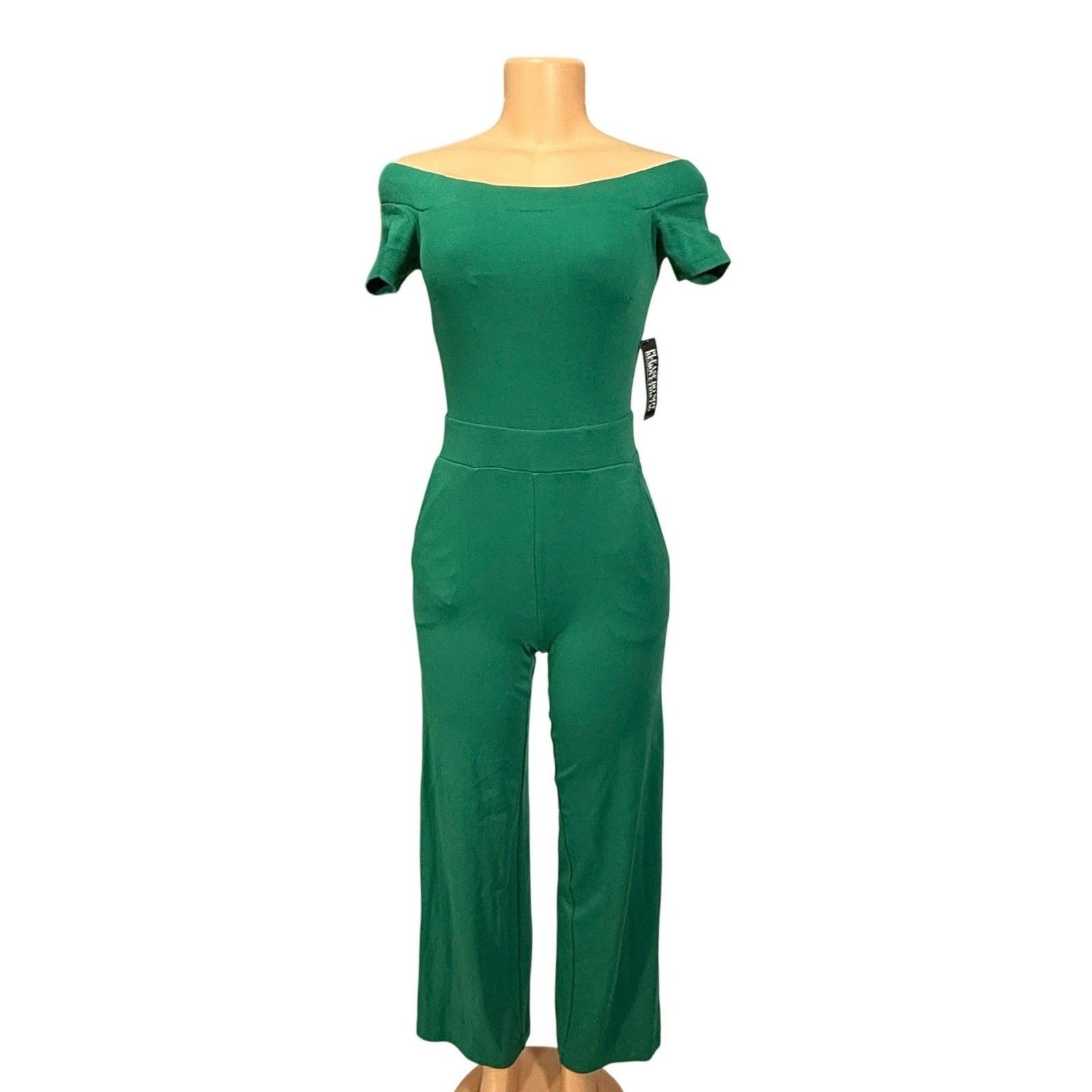 Other NY and Company Off The Shoulder Wide Leg Jumpsuit Petite XXS Size 24" / US 00 / IT 34 - 1 Thumbnail