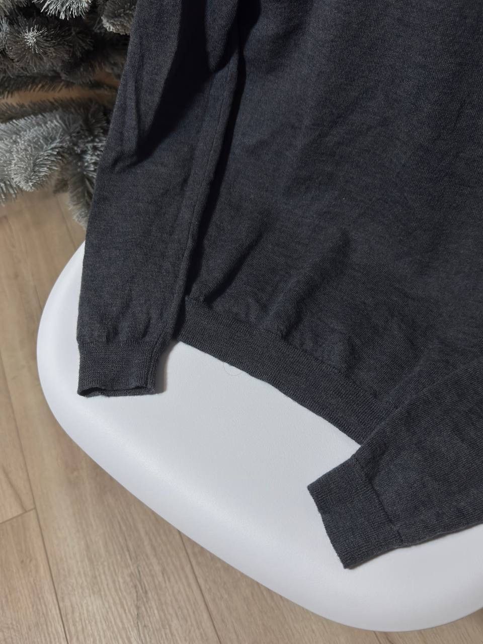 Sezane Sezane Women Wool Sweater Grey Size S Size S / US 4 / IT 40 - 4 Thumbnail