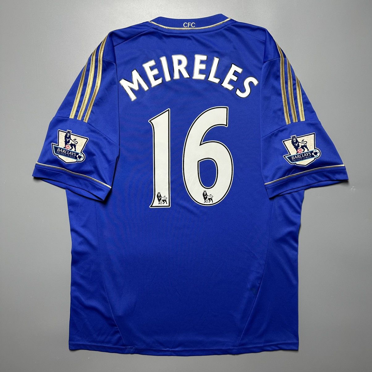 Adidas CHELSEA ADIDAS 2012/2013 FOOTBALL HOME JERSEY #16 MEIRELES Size US L / EU 52-54 / 3 - 1 Thumbnail