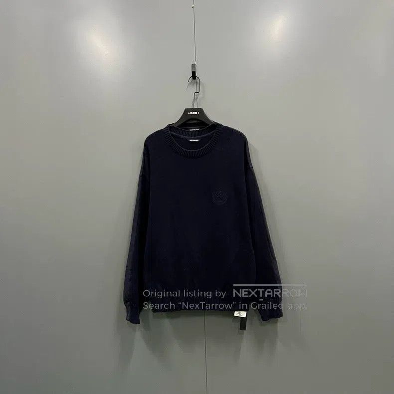 Balenciaga Balenciaga Patchwork Crewneck Knit Asymmetrical Sweater Size US S / EU 44-46 / 1 - 1 Thumbnail