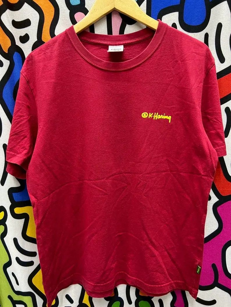 Vintage Vintage 2000s Keith Haring Art tshirt size L Size US L / EU 52-54 / 3 - 3 Thumbnail