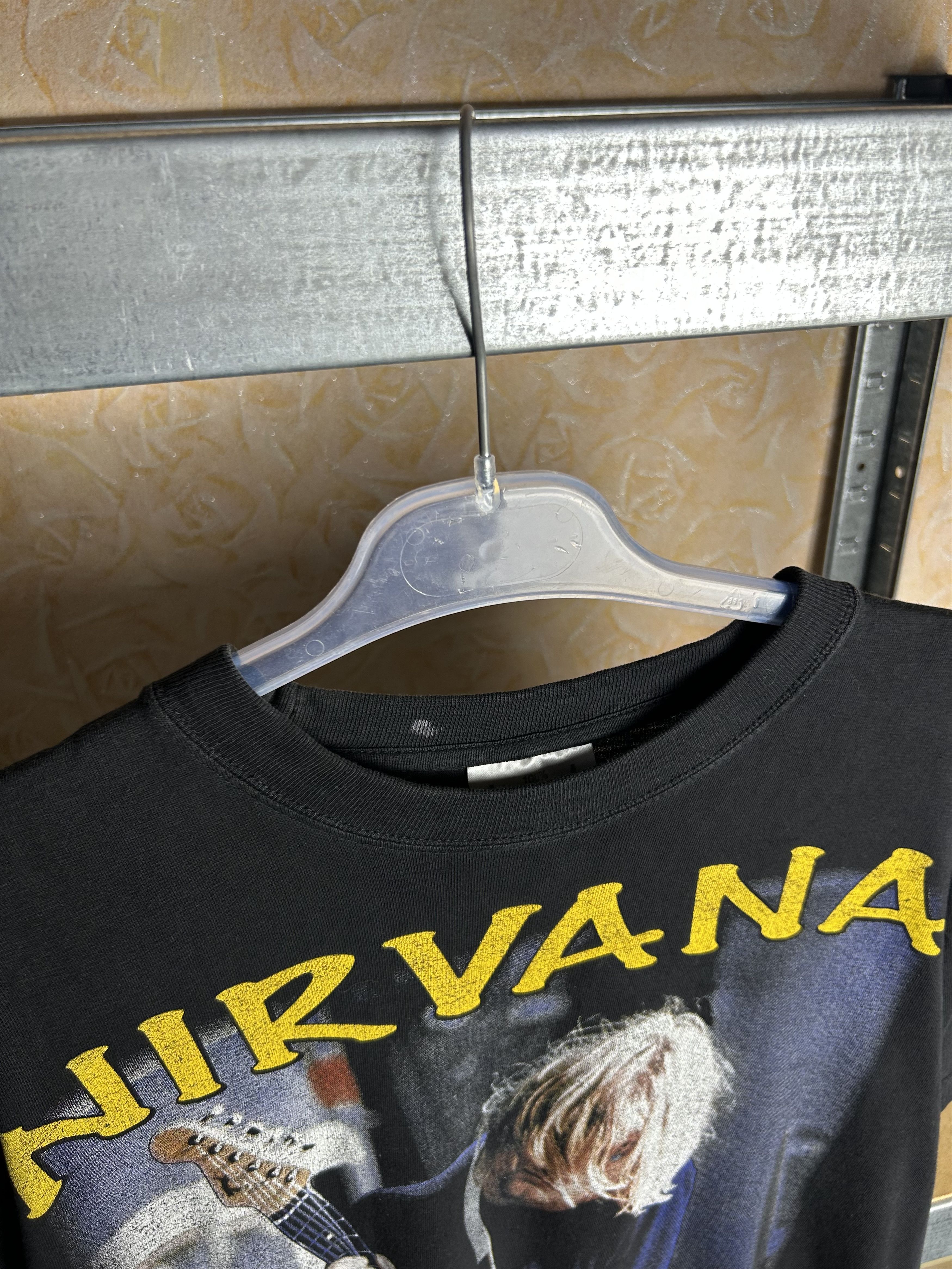 Band Tees Vintage 90s Nirvana Kurt Cobain Rock Band T-shirt Size US L / EU 52-54 / 3 - 3 Thumbnail