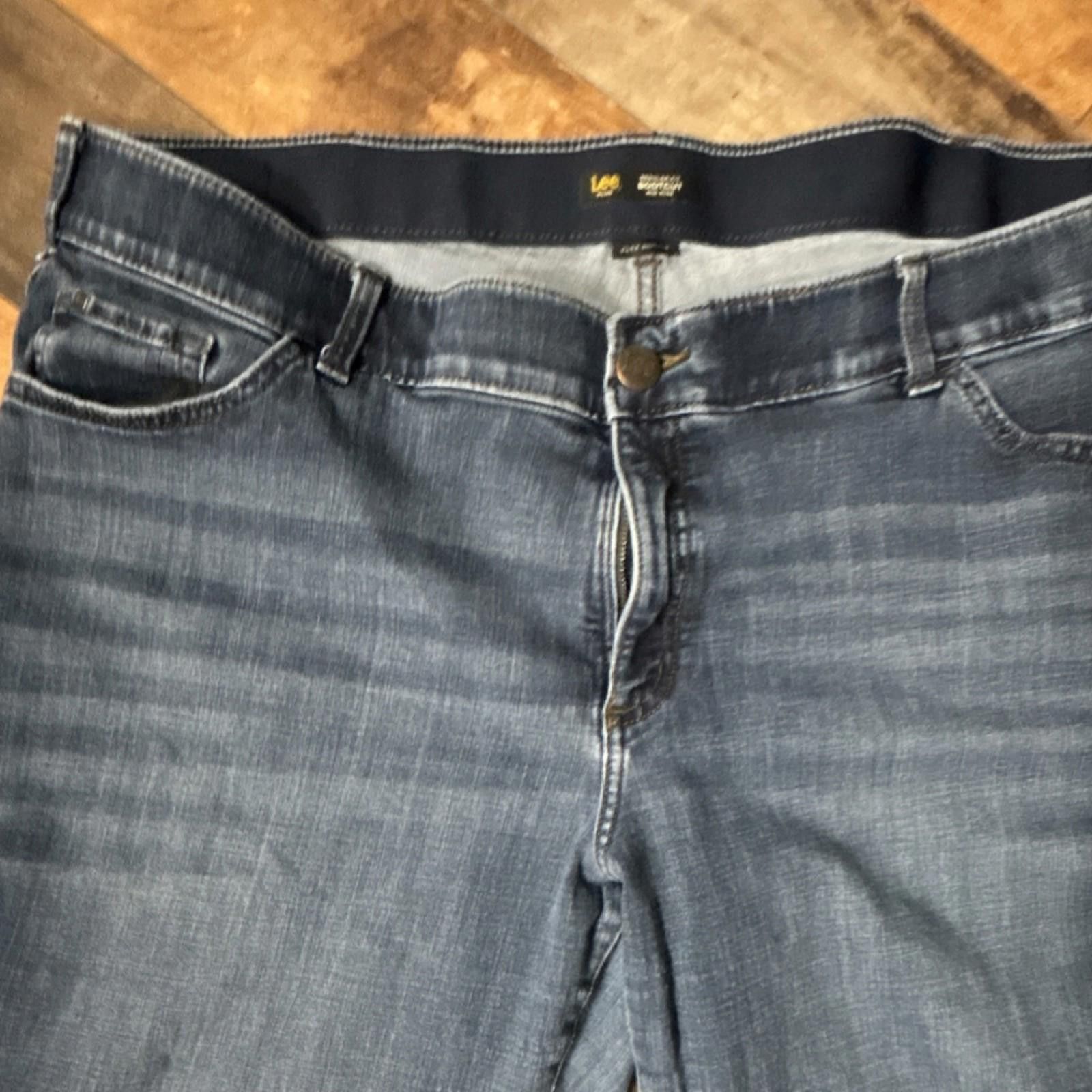Lee Lee Bootcut Mid Rise Flex Motion Jeans Stretch Women's 22W Size 42" / US 20 - 4 Thumbnail