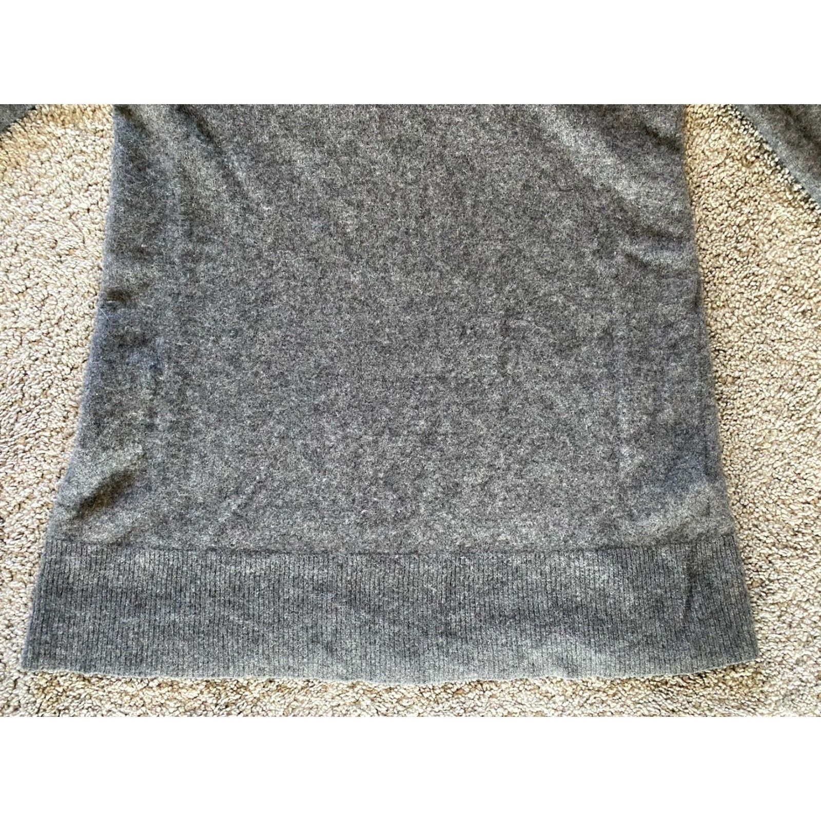 Vintage Katherine Kelly Cashmere Turtleneck Gray Women’s M Sweater Pullover Size M / US 6-8 / IT 42-44 - 5 Thumbnail