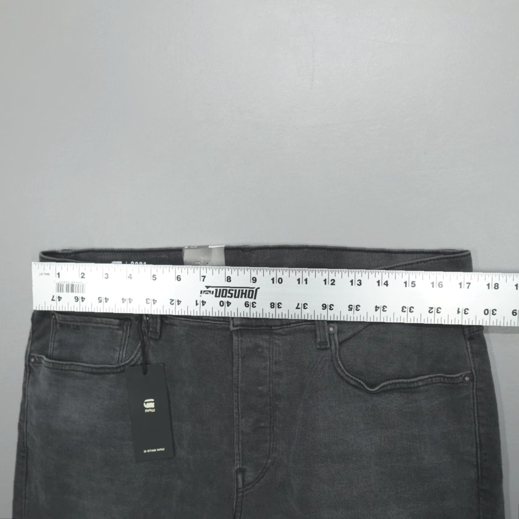 G-Star G-Star 3301 Slim Tapered Jeans 34x32 Gray Regular Denim Men Slim Medium 5-Pocket Stars 90s Style Size US 34 / EU 50 - 6 Thumbnail