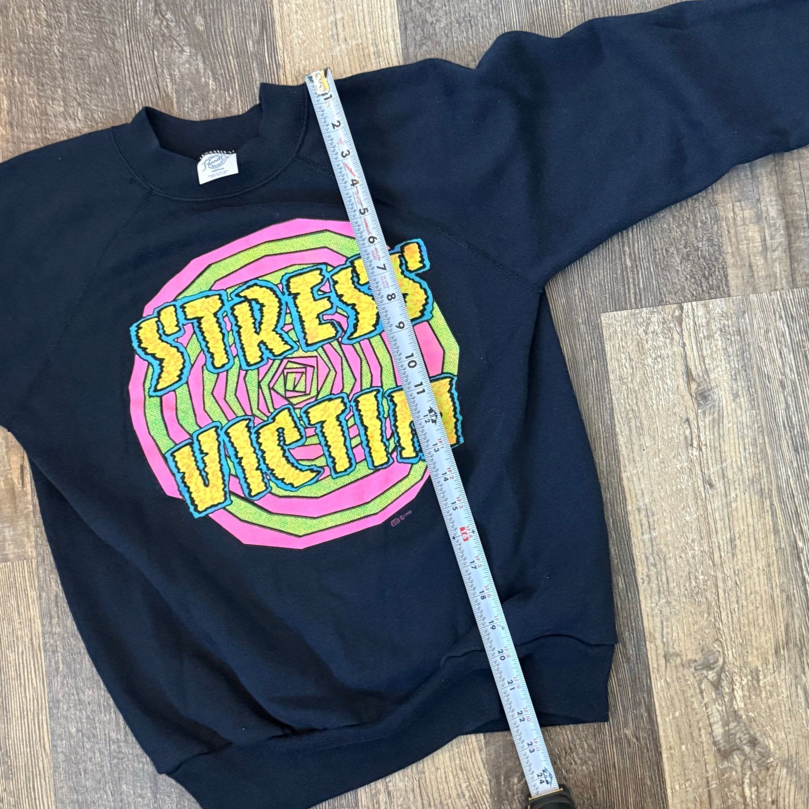 Vintage 1990 Pannill Stress Victim Sweatshirt Graphic Fantasy Art Size US S / EU 44-46 / 1 - 7 Thumbnail