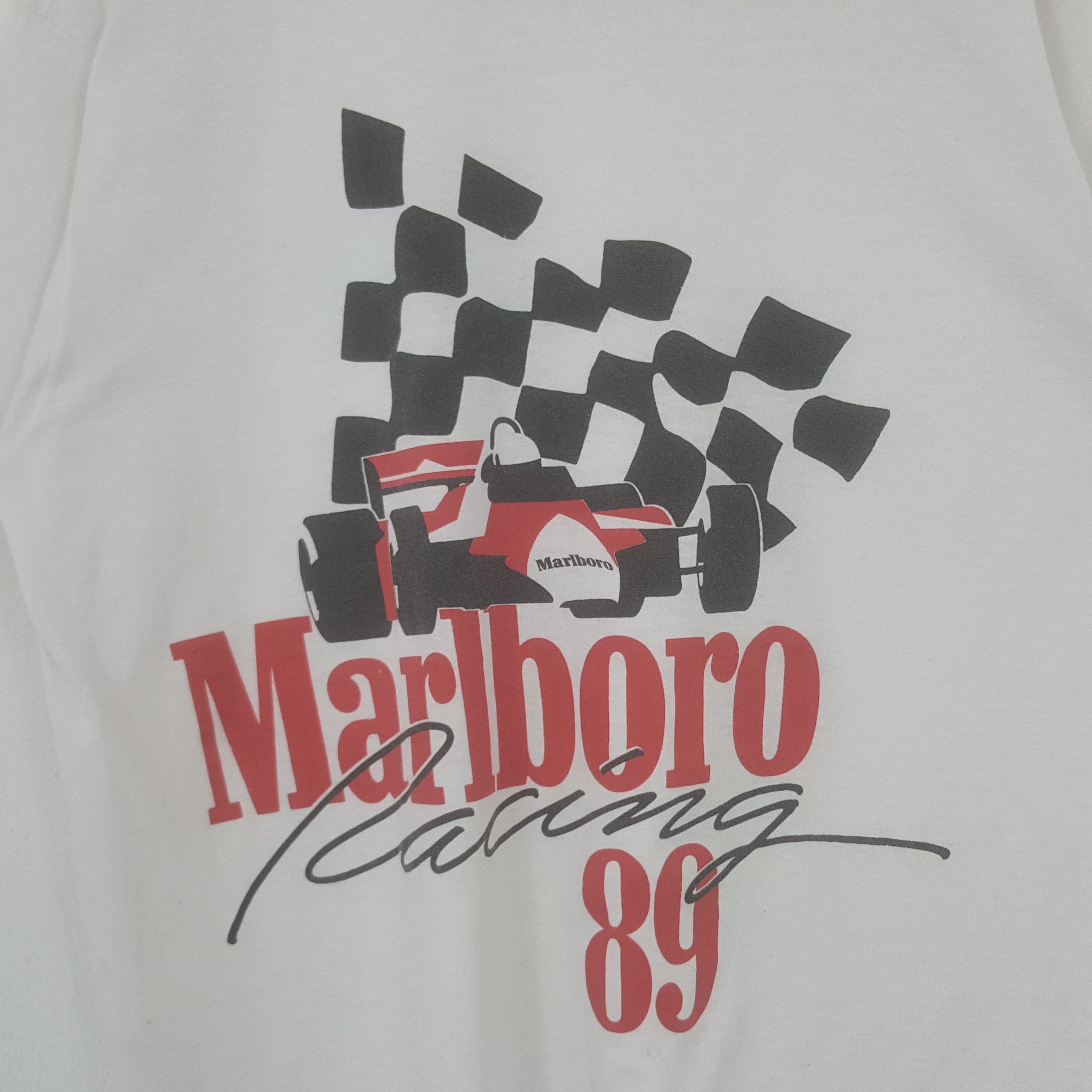 Marlboro × Vintage Vintage Marlboro Racing 89 Formula One Tshirt Size US L / EU 52-54 / 3 - 2 Thumbnail