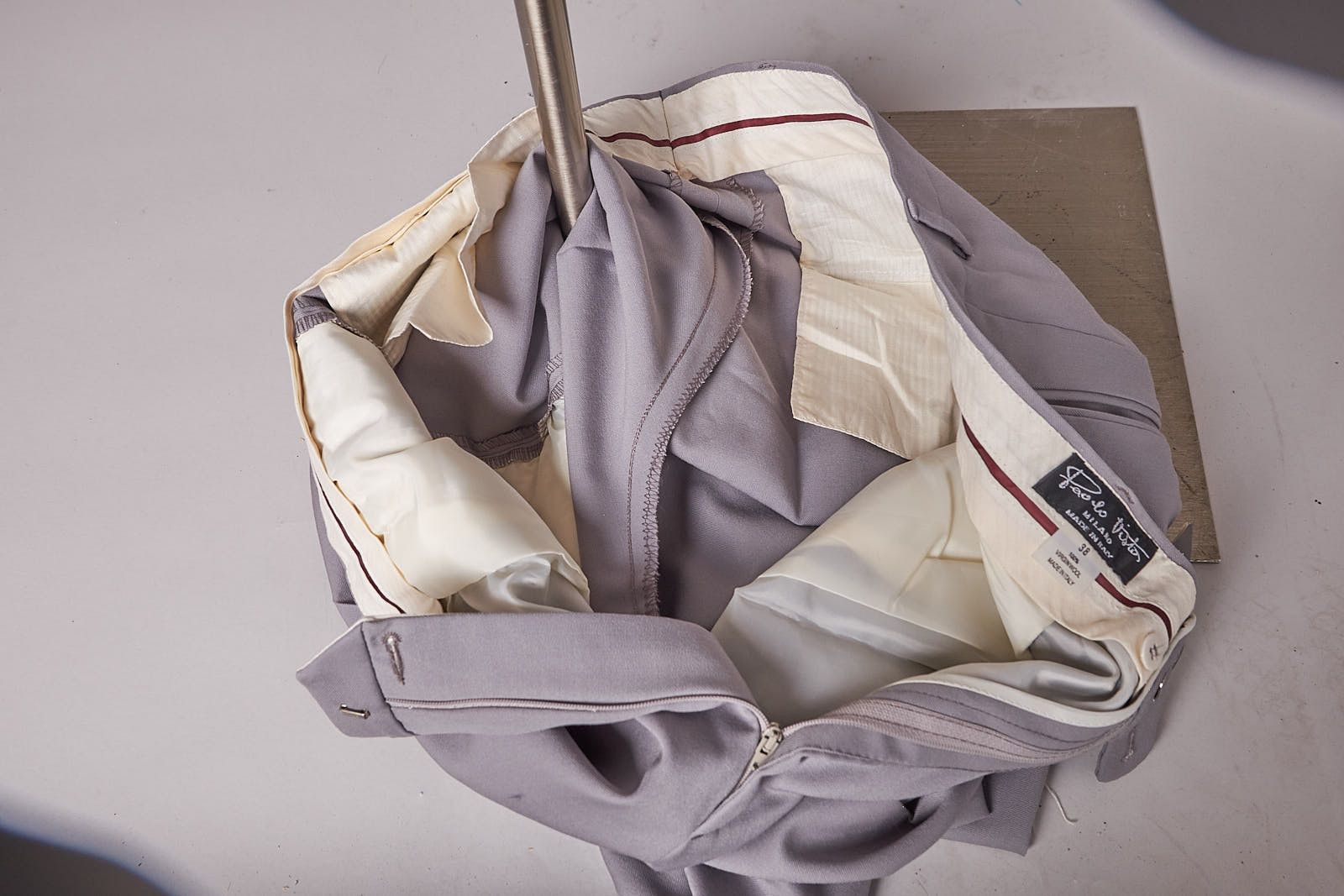 Vintage 1980s Gray Deadstock Paolo Vista Pleated Slacks Pants Size US 38 / EU 54 - 8 Thumbnail