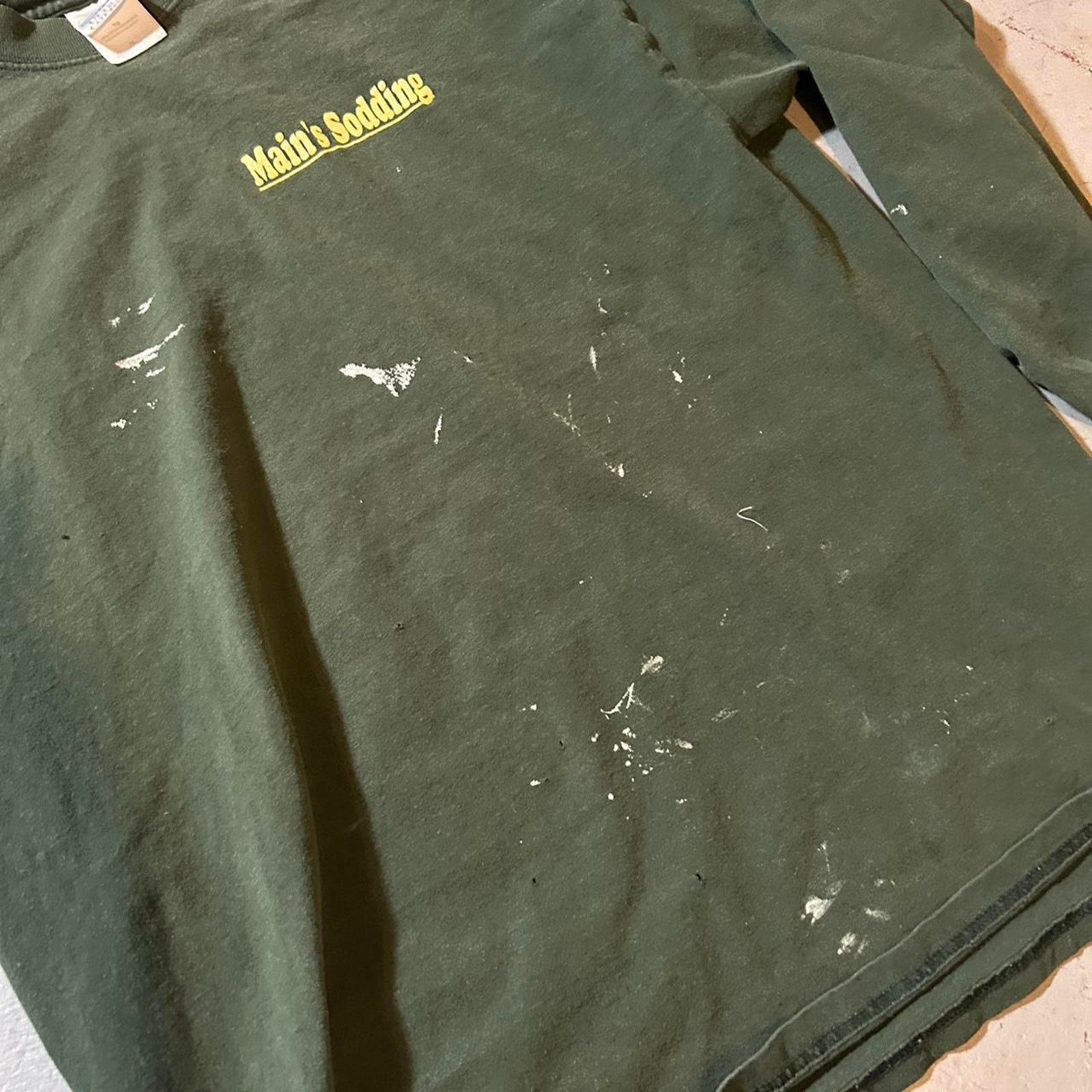 Gildan 90s green thrashed condition Size US XL / EU 56 / 4 - 2 Thumbnail