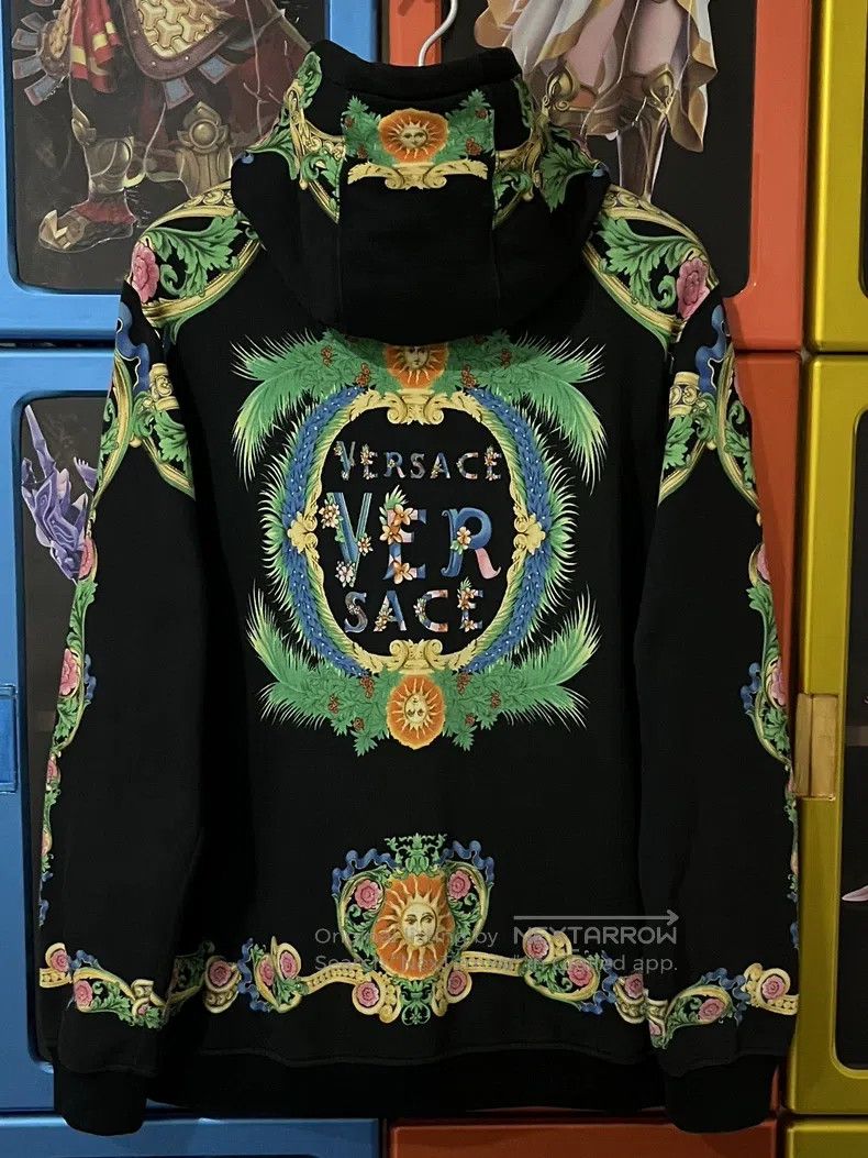Versace Versace Printed sweatshirt jacket Size US XXL / EU 58 / 5 - 2 Thumbnail