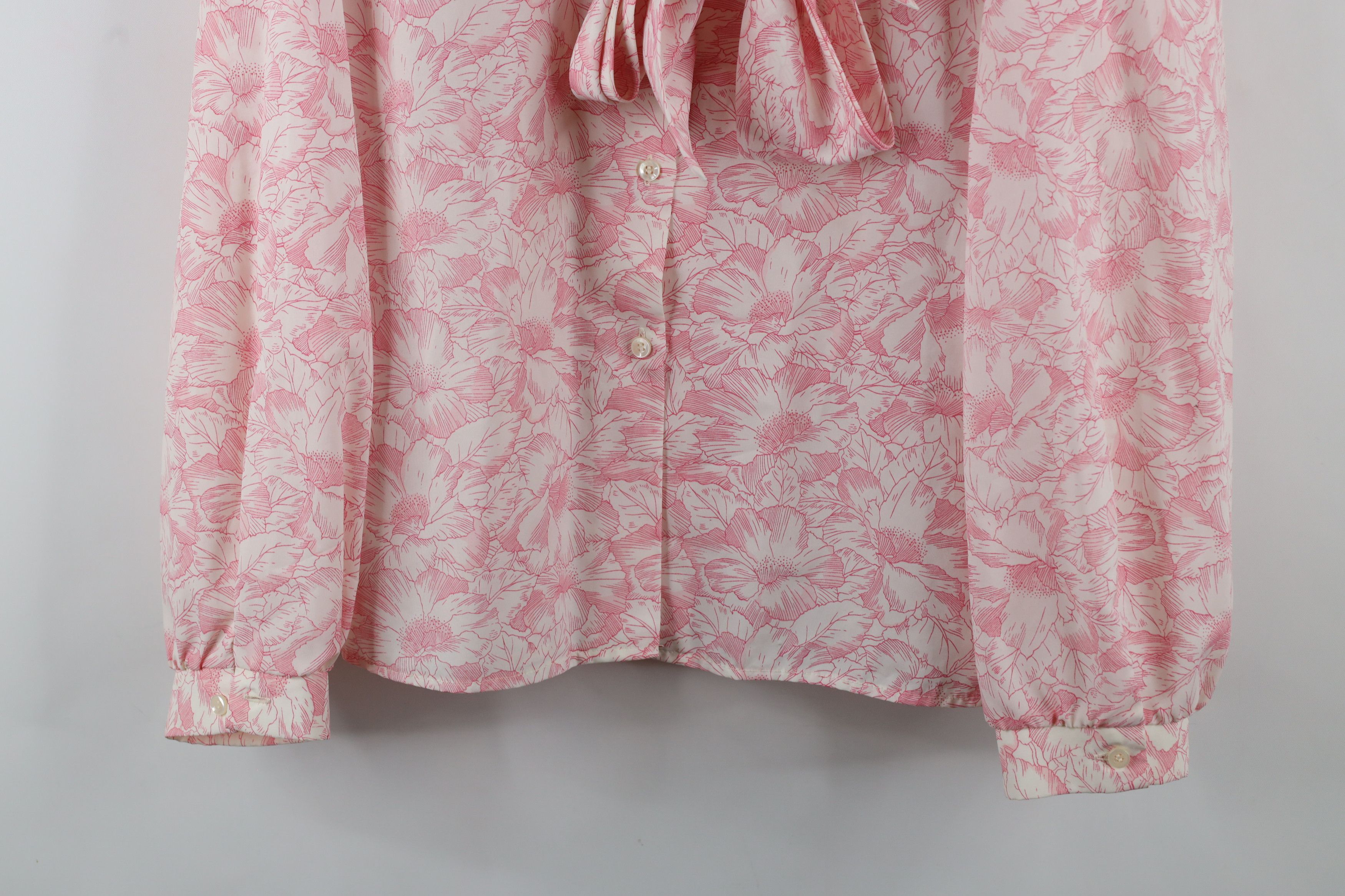 Vintage Vintage 70s Streetwear Collared Button Shirt Pink USA Size XXL / US 16-18 / IT 52-54 - 3 Thumbnail