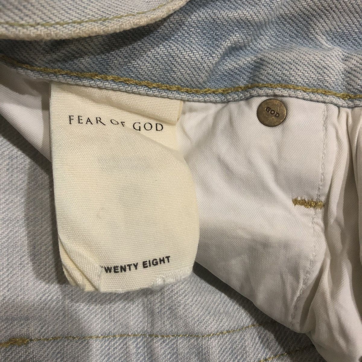 Fear of God Fifth Collection selvedge Fear Of God Skinny Button Jeans Size US 28 / EU 44 - 14 Thumbnail