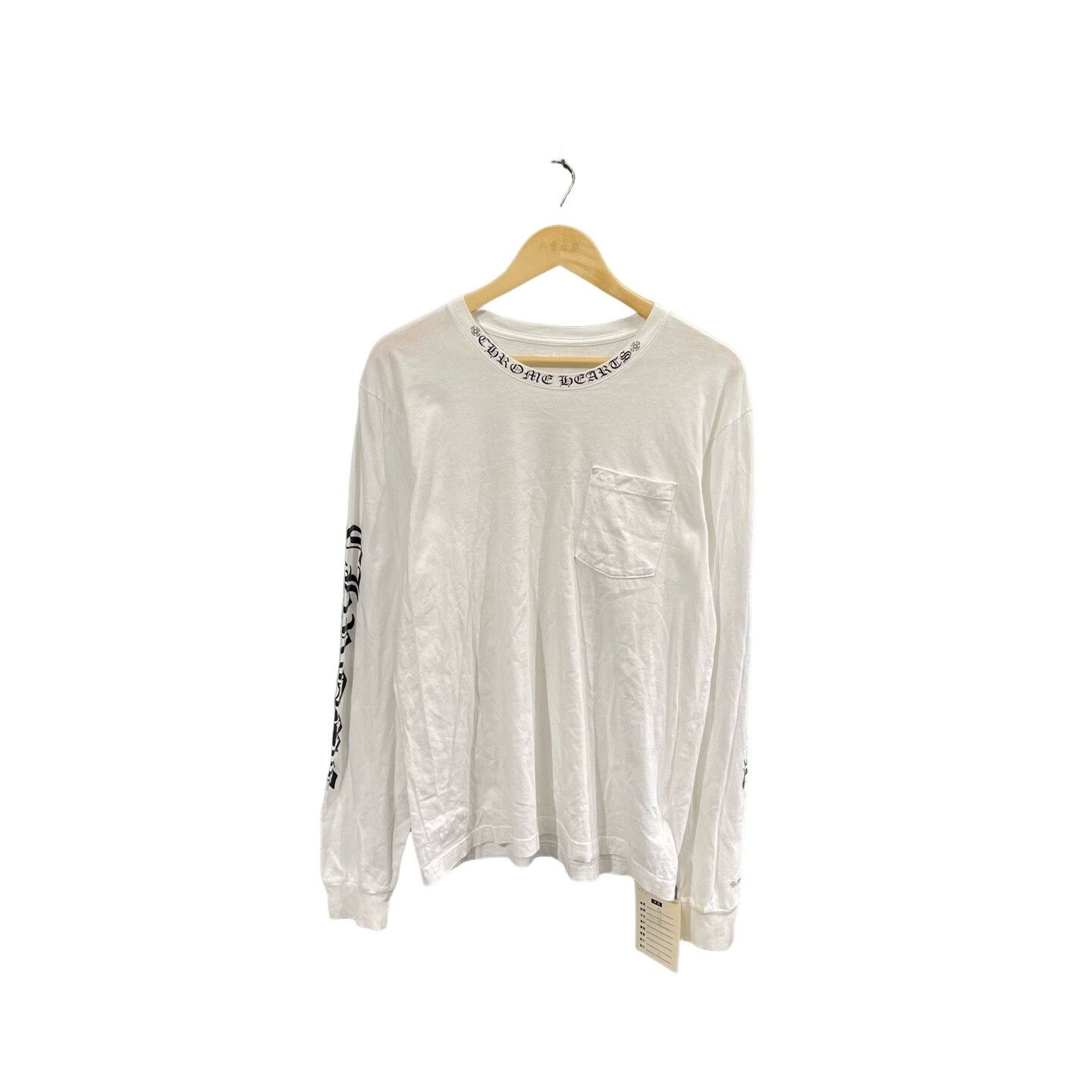 Chrome Hearts Chrome Hearts Script Neck Long Sleeve T-Shirt L Size US L / EU 52-54 / 3 - 1 Thumbnail