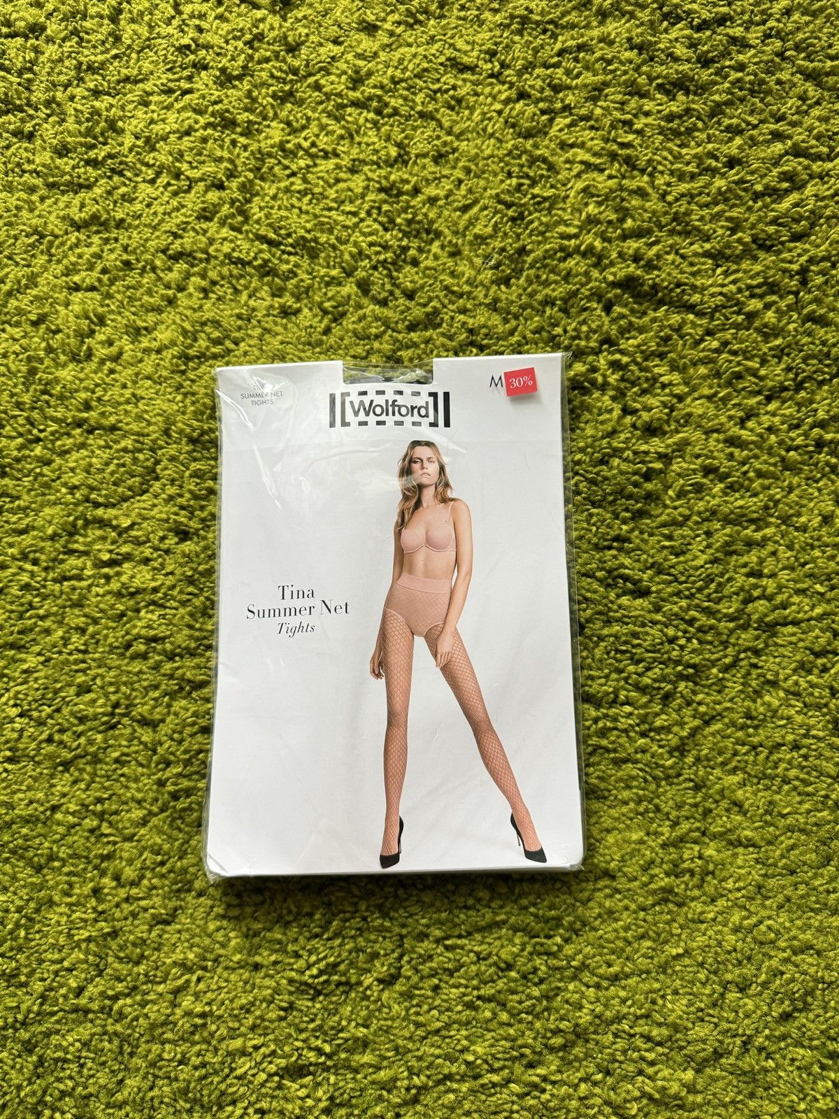 Designer × Wolford Wolford avant garde mesh black tights Size 27" / US 4 / IT 40 - 1 Thumbnail