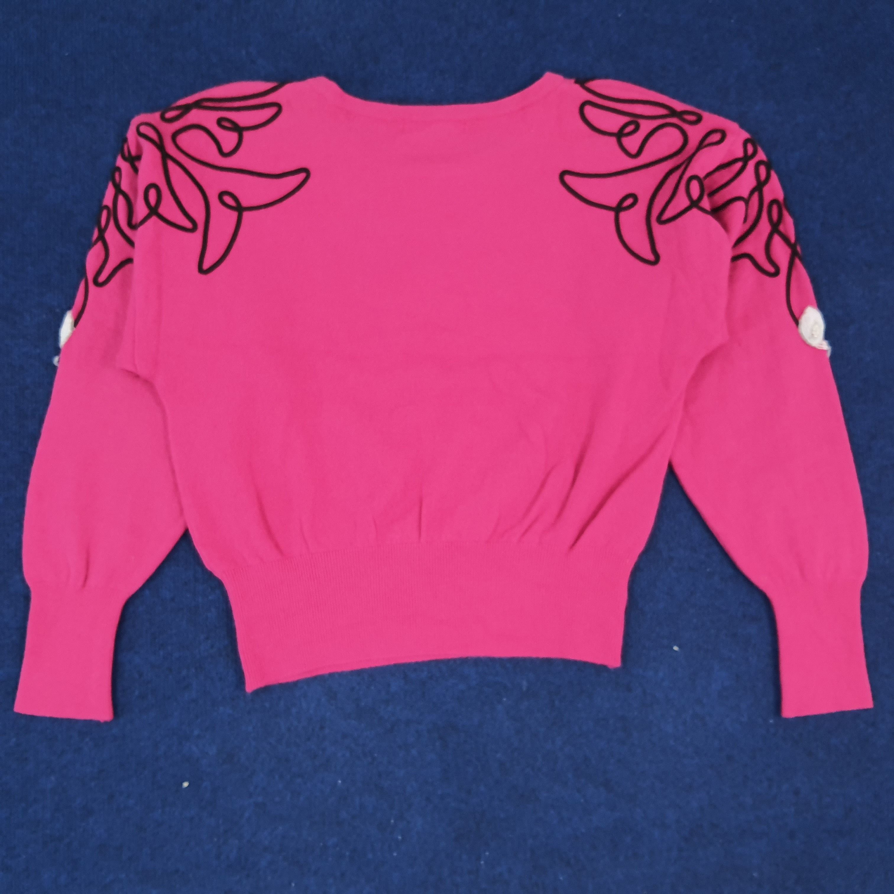 Vintage × Yves Saint Laurent Vintage Yves Saint Laurent Paris YSL Designer Sweatshirts Size S / US 4 / IT 40 - 2 Thumbnail