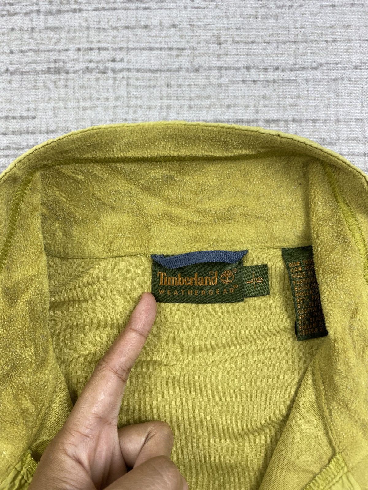 Timberland × Vintage Vintage Timberland Weathergear Fleece Pullover Sweatshirt Size US L / EU 52-54 / 3 - 8 Thumbnail