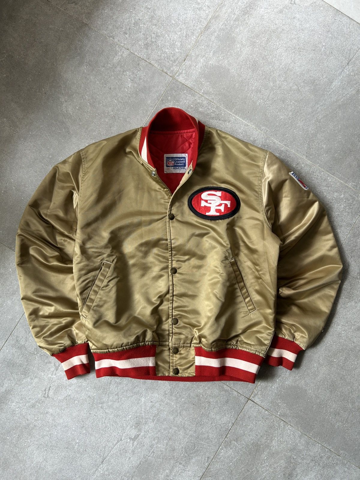 Starter Vintage NFL Starter 49ers Bomber Jacket Size US M / EU 48-50 / 2 - 1 Thumbnail