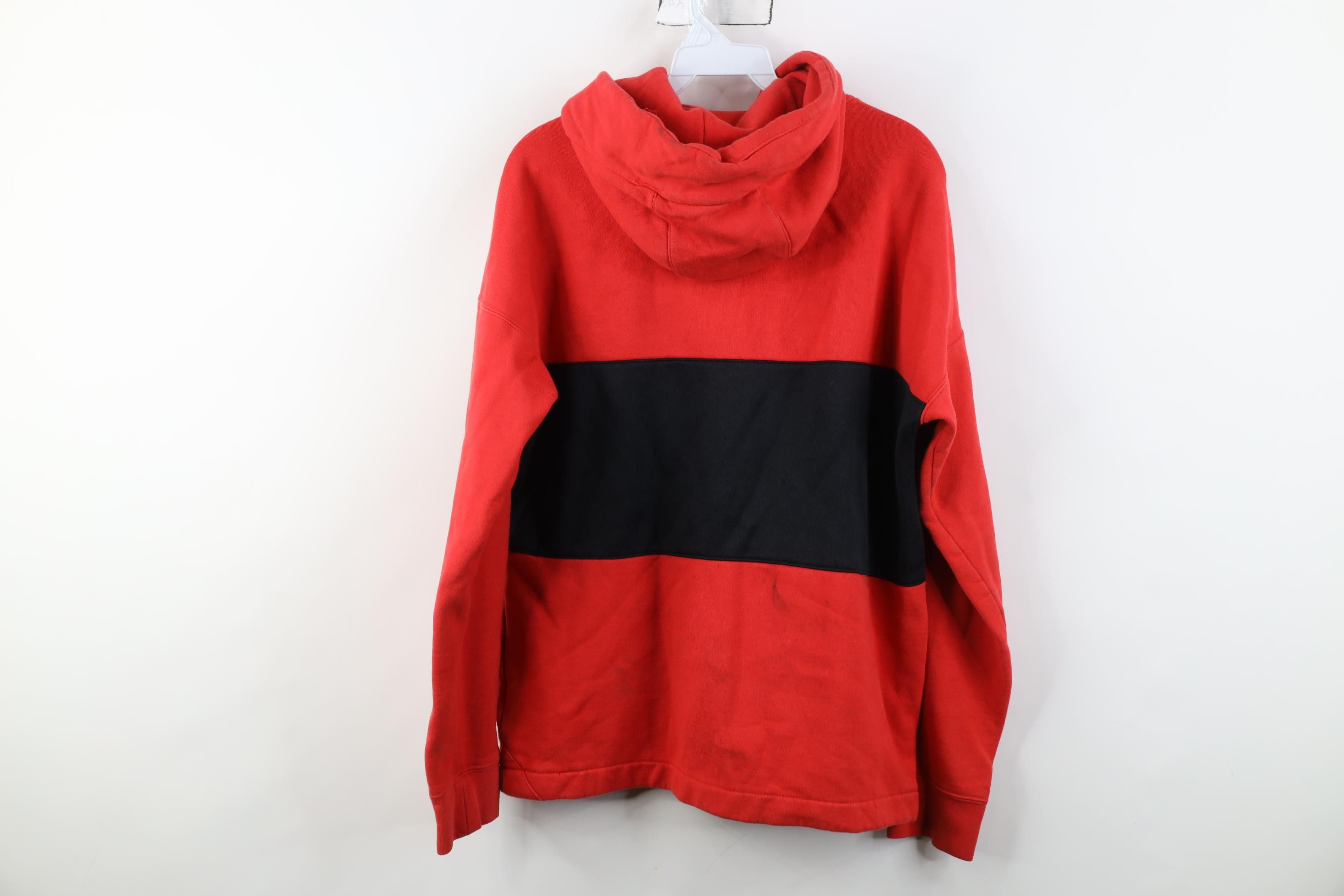 Nike Vintage Y2K Nike Air Block Big Swoosh Hoodie Sweatshirt Red Size US M / EU 48-50 / 2 - 14 Thumbnail