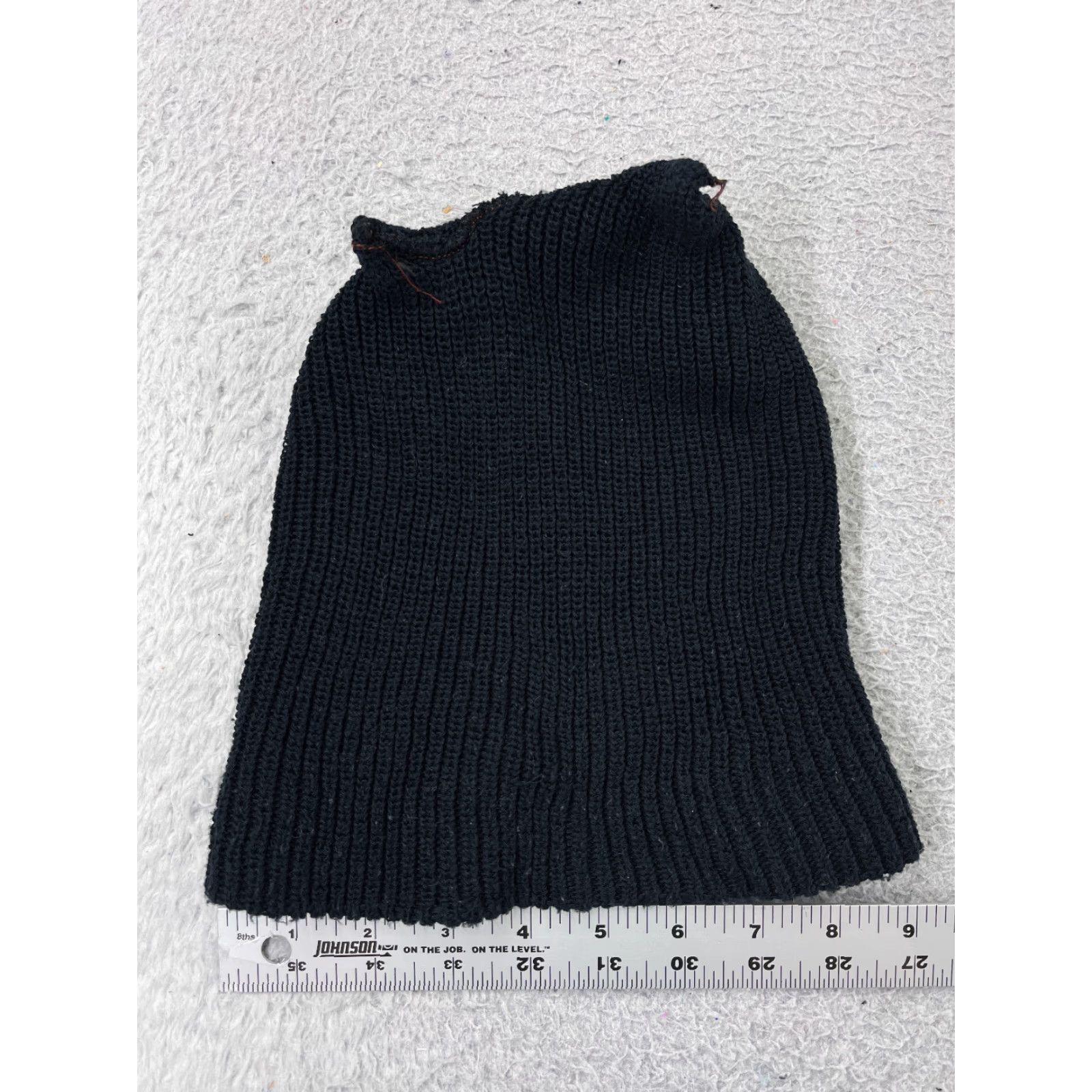Vintage VINTAGE Beanie Knit Adult One Size Dark Blue Acrylic Snow Winter Ski Hat Mens Size ONE SIZE - 3 Thumbnail