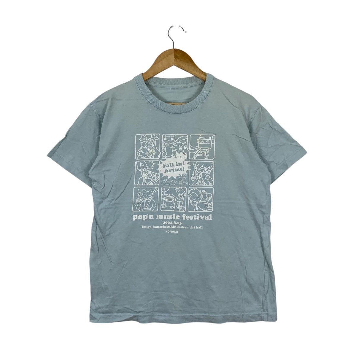 Japanese Brand POP’N MUSIC FESTIVAL 2002 Konami Japan Anime Shirt Size US S / EU 44-46 / 1 - 1 Thumbnail