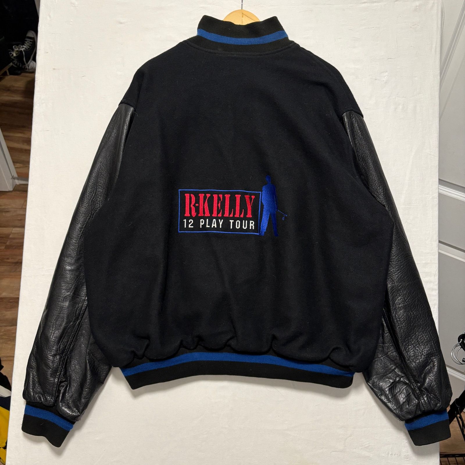 Other VTG 90's 1994 R. Kelly 12 Play Tour Varsity Jacket Black XL Size US XL / EU 56 / 4 - 4 Thumbnail