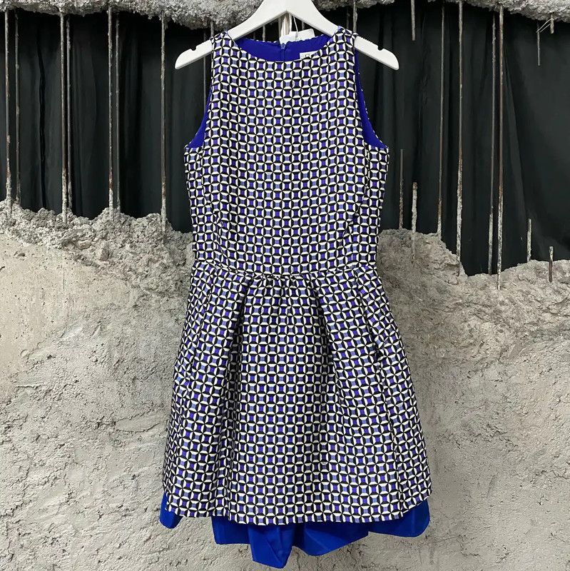 Dior Dior Sleeveless Summer Blue Dress 0089 Size ONE SIZE - 1 Thumbnail
