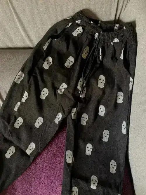 Japanese Brand Drawstring Casual Corduroy Men Baggy Pants Size US 32 / EU 48 - 4 Thumbnail