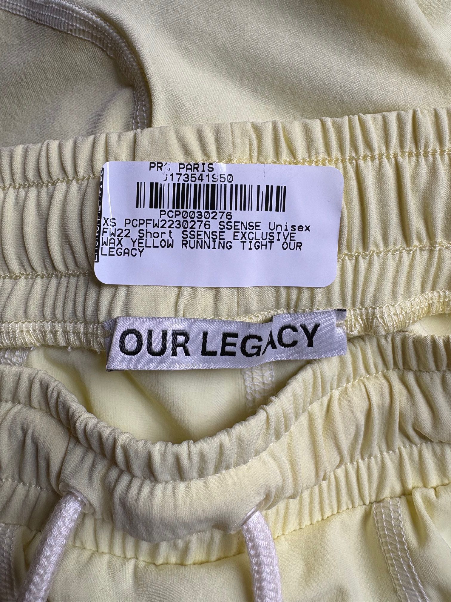 Our Legacy Our Legacy WORKSHOP Running Tights, Waxed Yellow XS Size US 28 / EU 44 - 5 Thumbnail