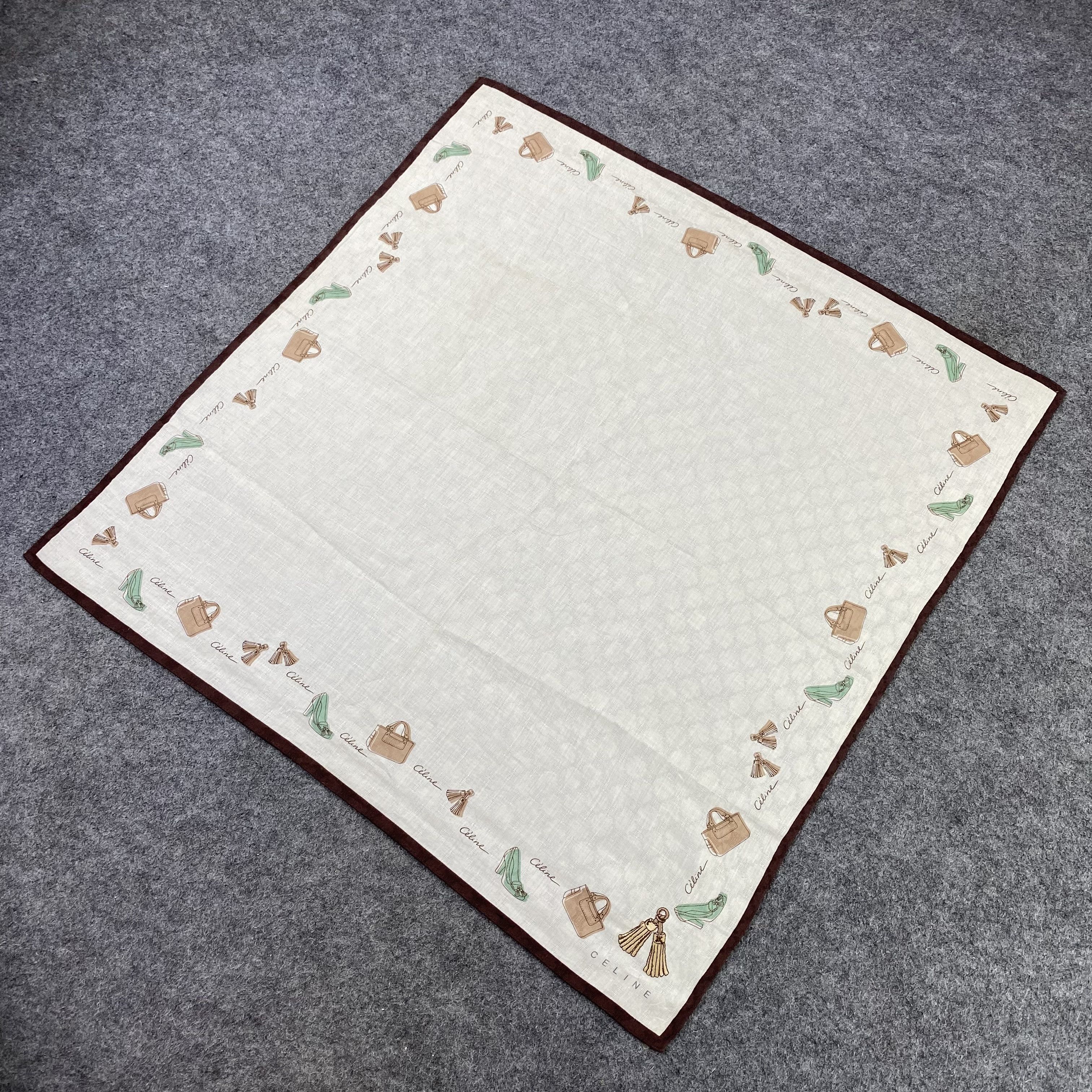 Celine Celine Handkerchief Neckerchief Bandana-B1688 Size ONE SIZE - 4 Thumbnail