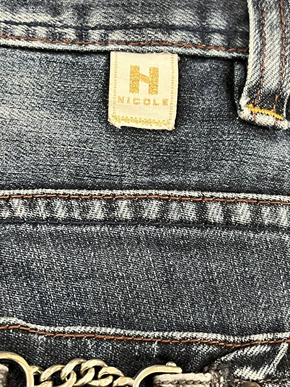 Nicole Club × Seditionaries Vintage Nicole Club Hideaways Bondage Punk Distressed Denim Size US 31 - 15 Thumbnail
