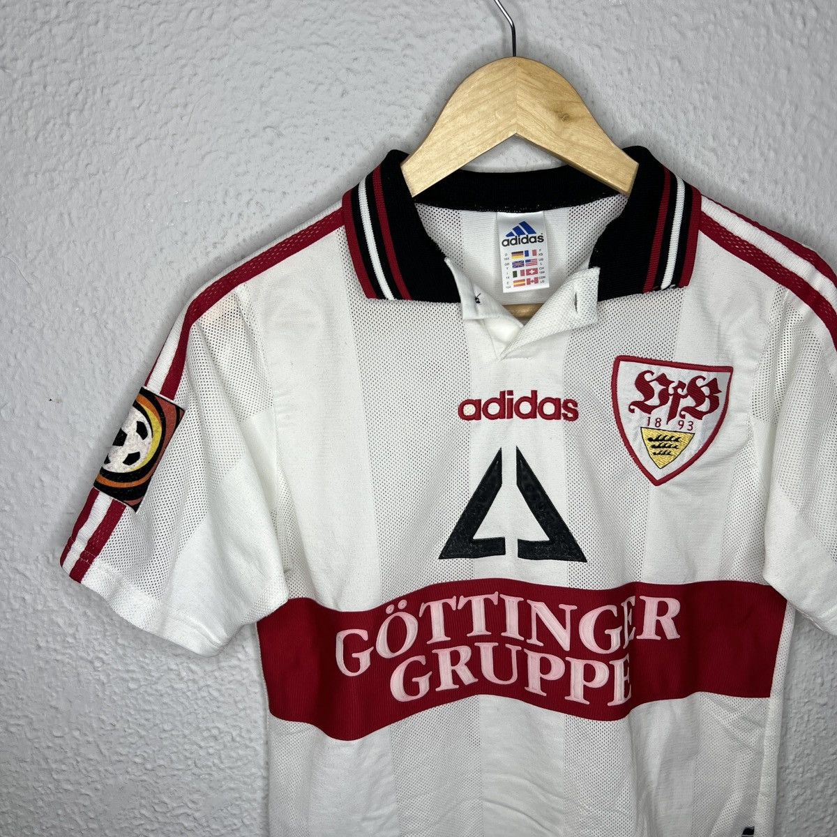 Adidas Vintage Adidas VFB Stuttgart Jersey Tshirt Tee 1997/1998 Size US XS / EU 42 / 0 - 3 Thumbnail