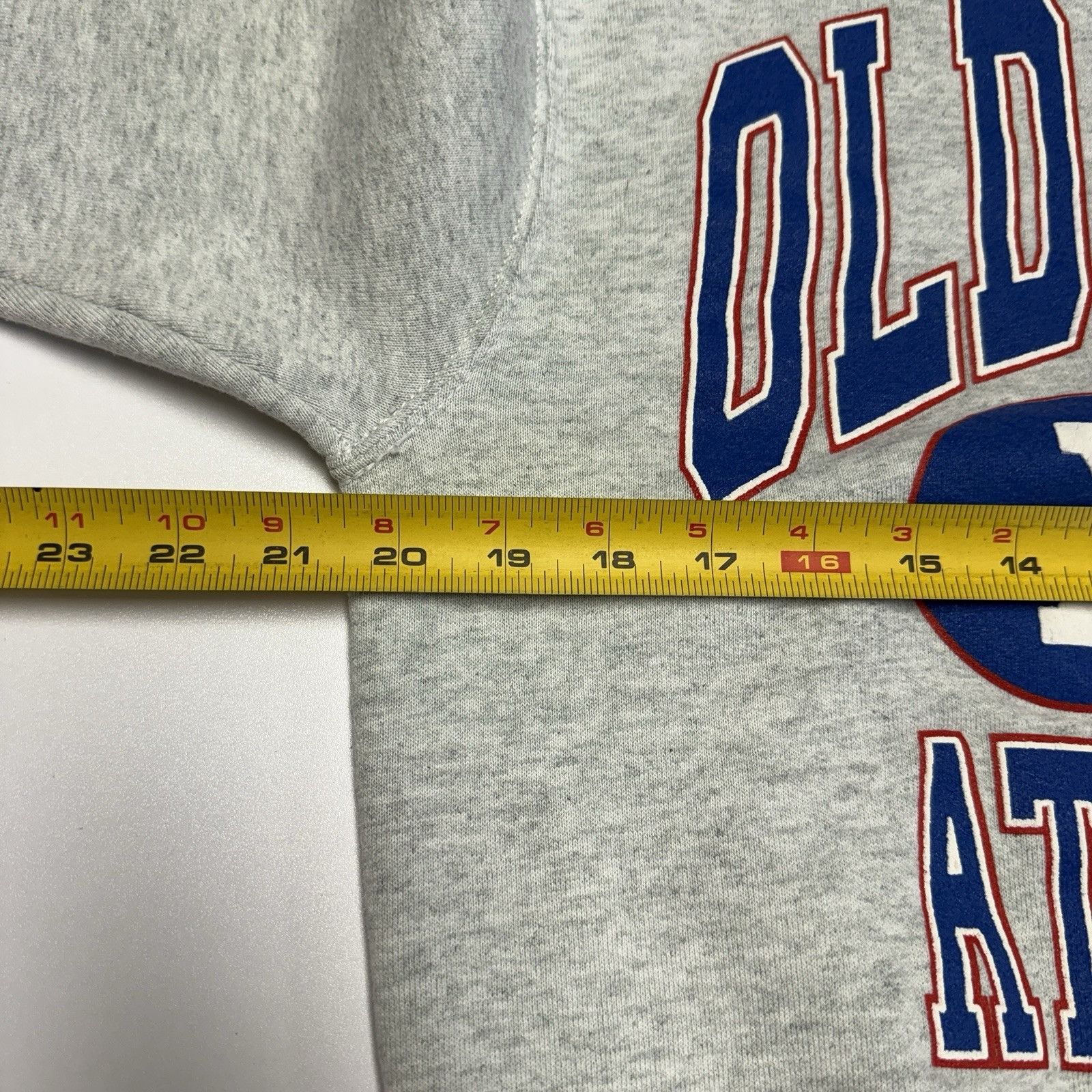 Vintage Vintage 90s Old Style Ath Dept Sweatshirt Mens M Gray Crew Size US M / EU 48-50 / 2 - 10 Thumbnail