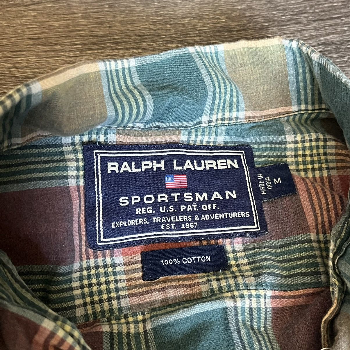 Polo Ralph Lauren × Ralph Lauren × Vintage Vintage Polo Ralph Lauren Sportsman Check Button Down Shirt Size US M / EU 48-50 / 2 - 6 Thumbnail