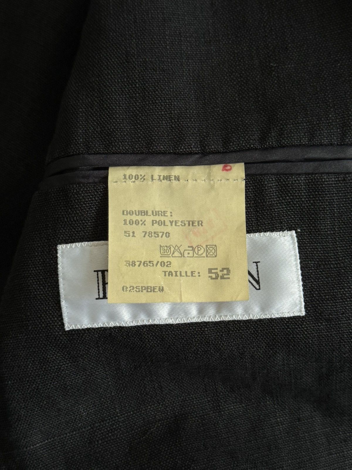 Balmain Vintage Balmain Paris Linen Tailored Blazer | Summer Jacket Size 52L - 15 Thumbnail
