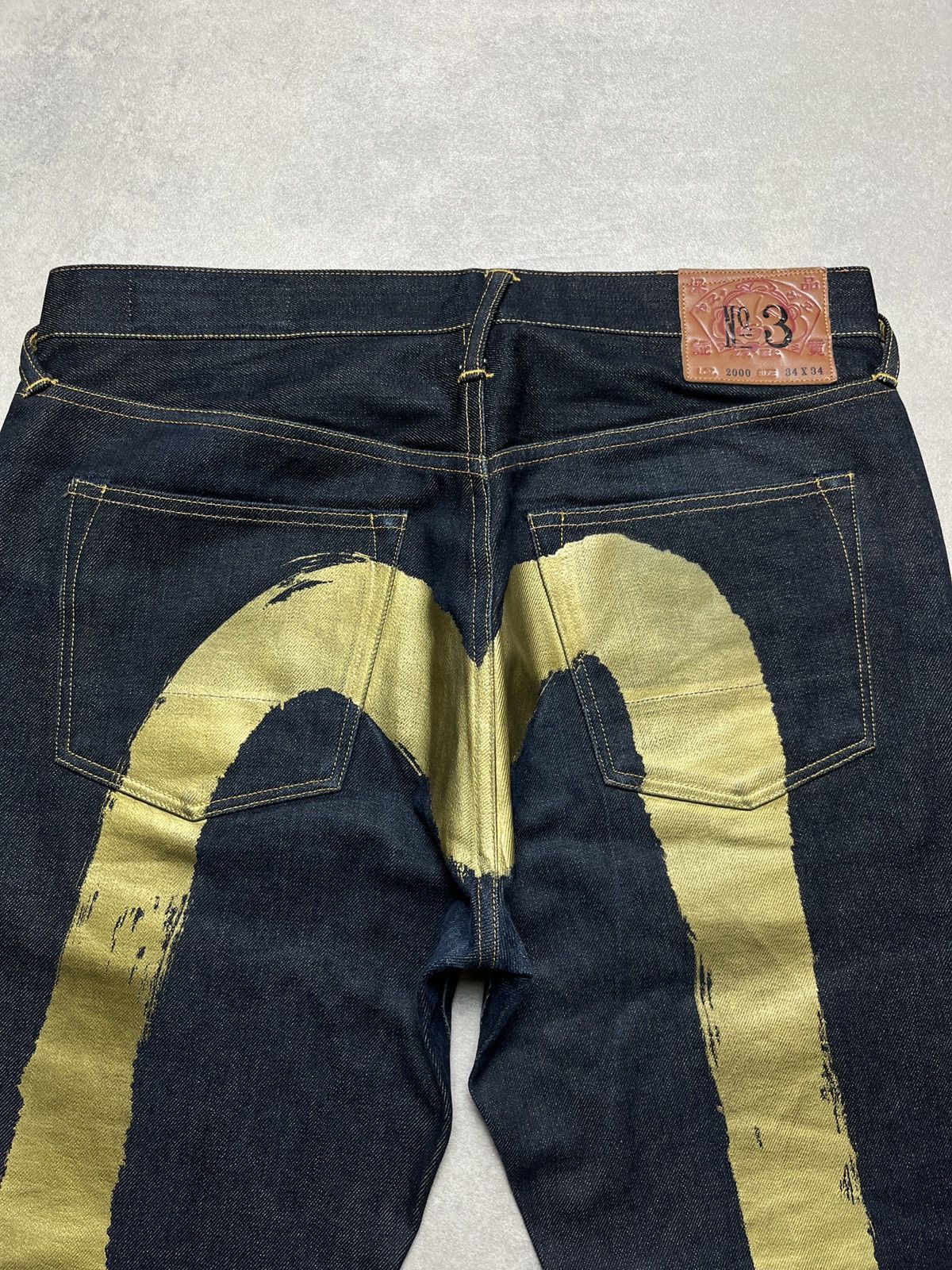 Evisu Evisu Golden Daicock Selvedge Denim Jeans Size US 34 / EU 50 - 6 Thumbnail