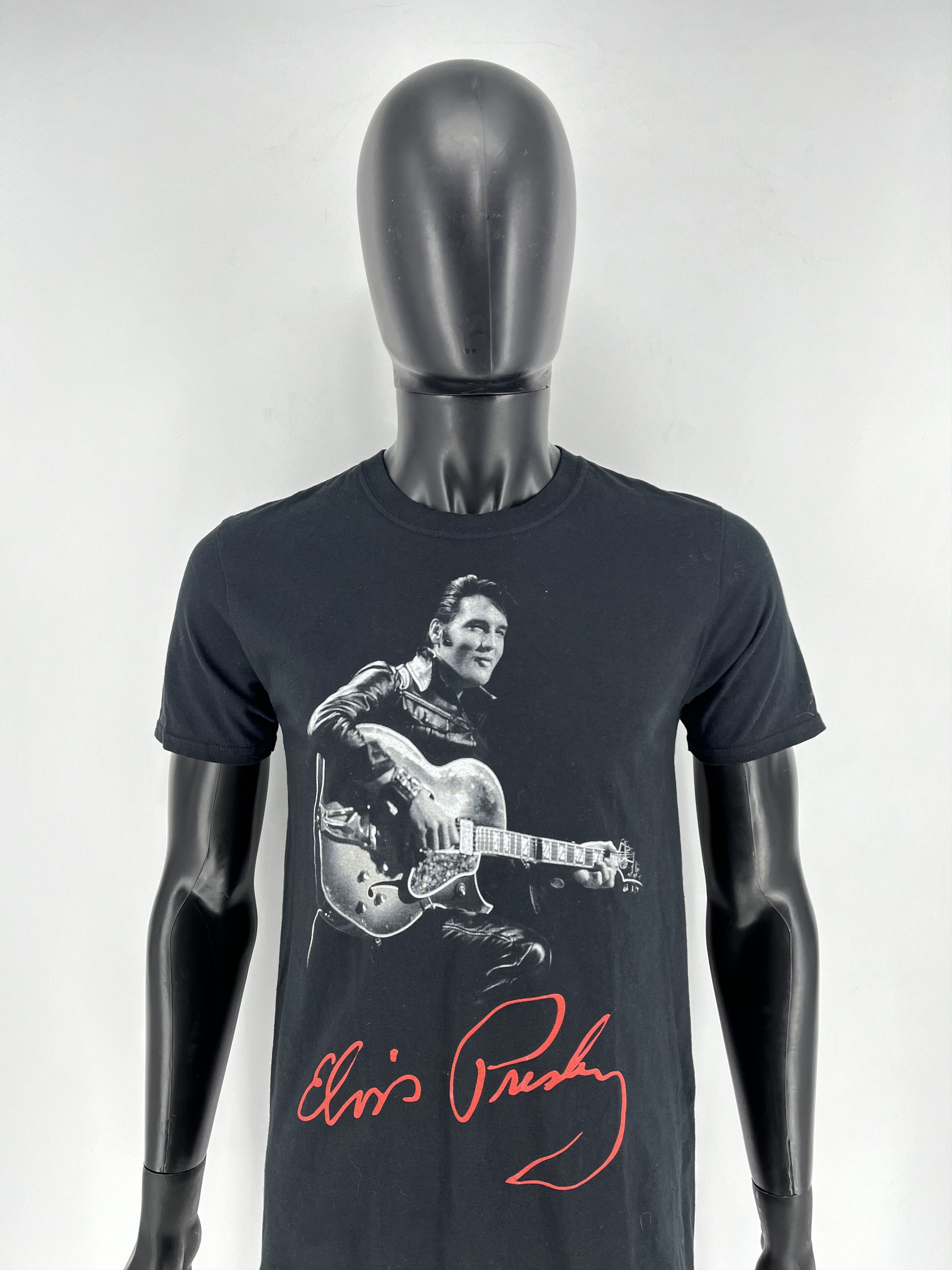 Band Tees Gildan Black Elvis Presley Shirt Mens Size XL Size US M / EU 48-50 / 2 - 1 Thumbnail